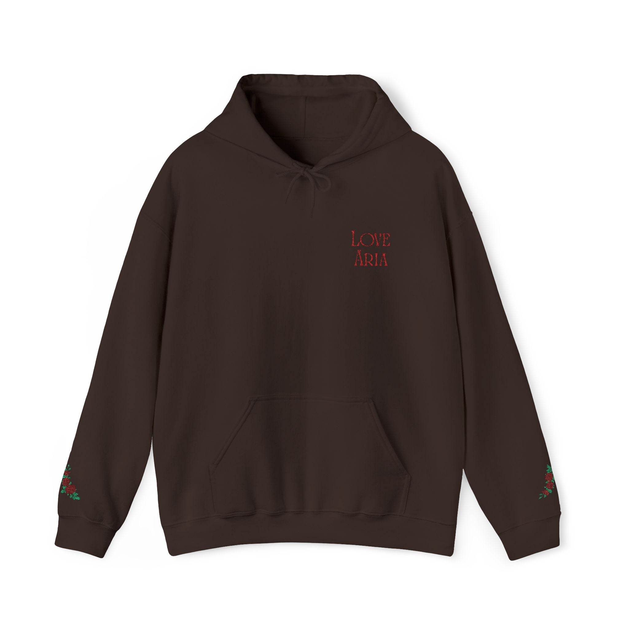 Embroidered Love Aria Rose Hoodie