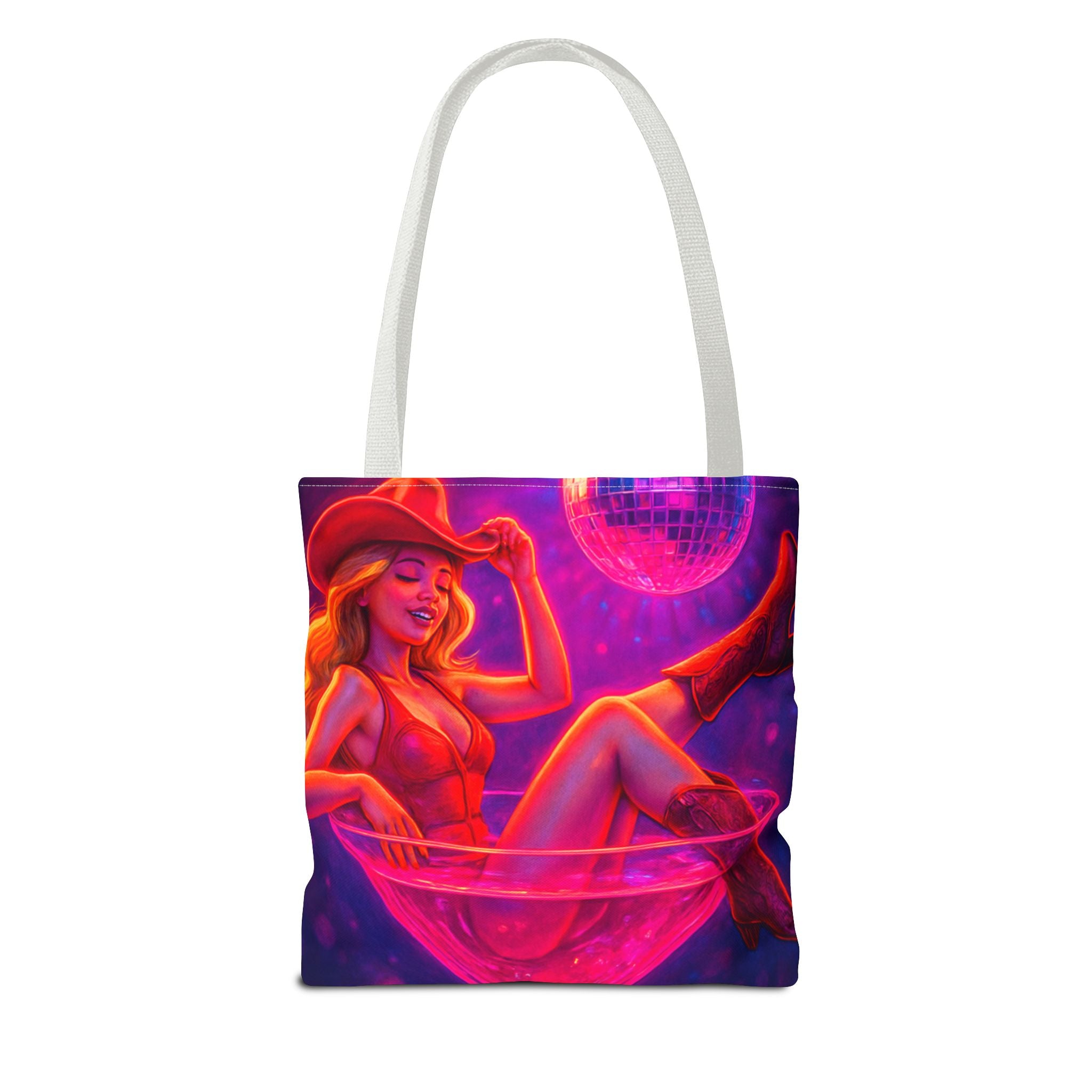Disco Cowgirl Tote Bag