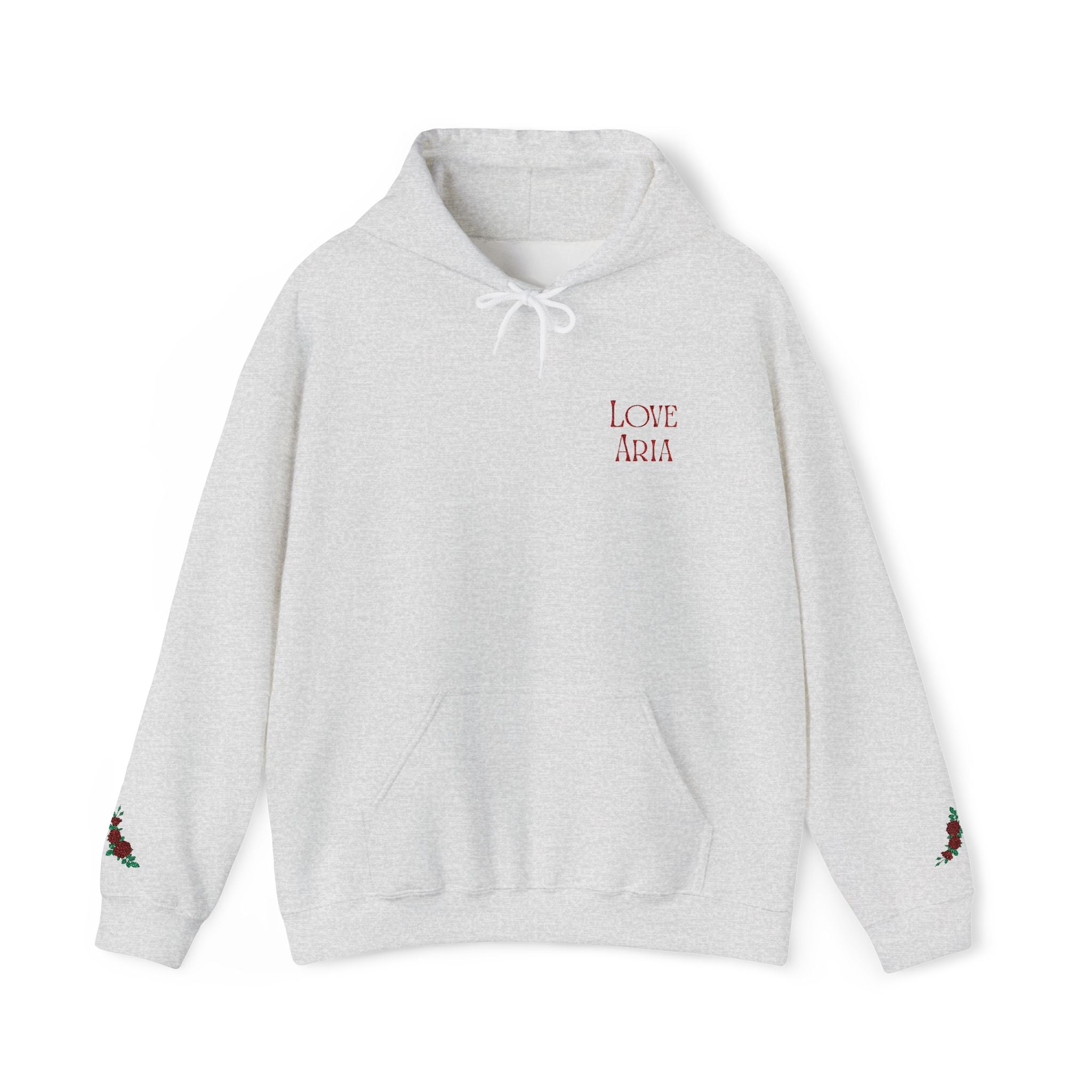 Embroidered Love Aria Rose Hoodie