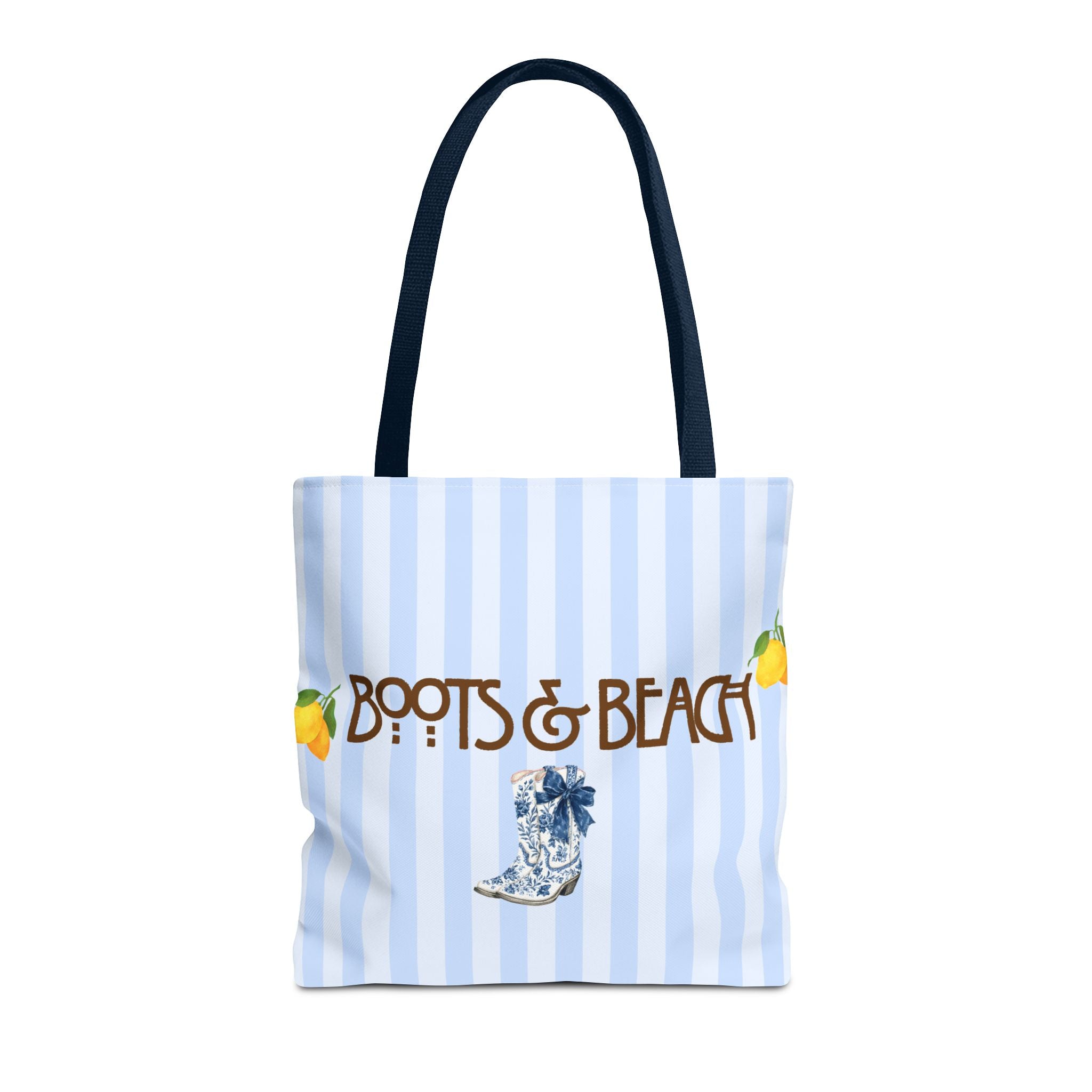 Boots & Beach Tote Bag