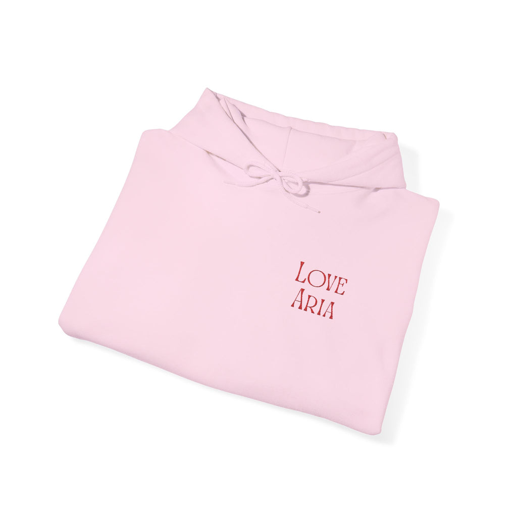 Embroidered Love Aria Rose Hoodie