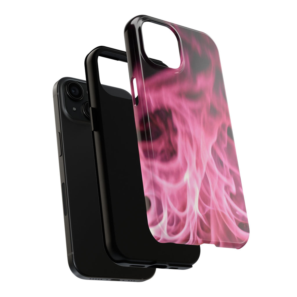 Pink Flame Tough Phone Case
