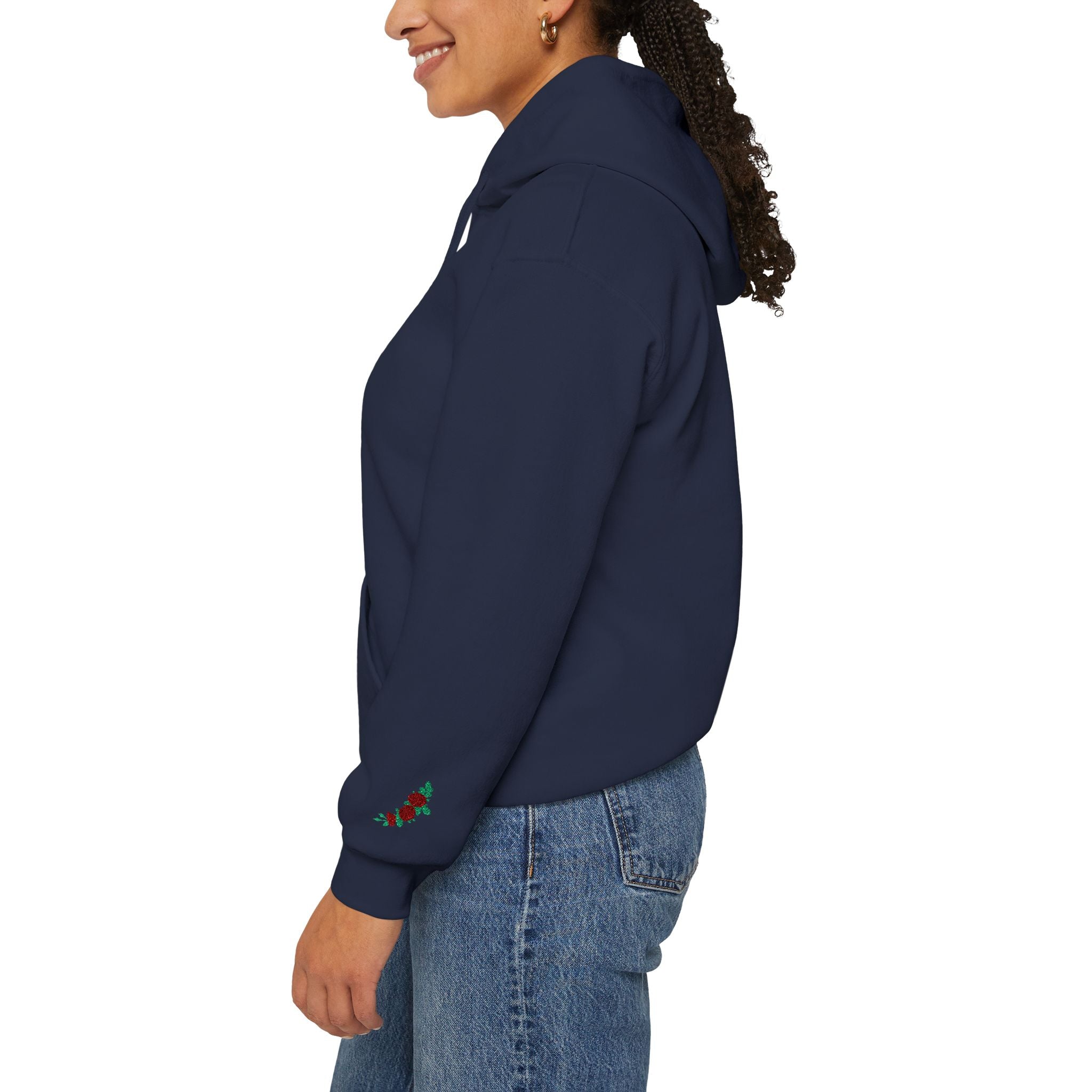 Embroidered Love Aria Rose Hoodie