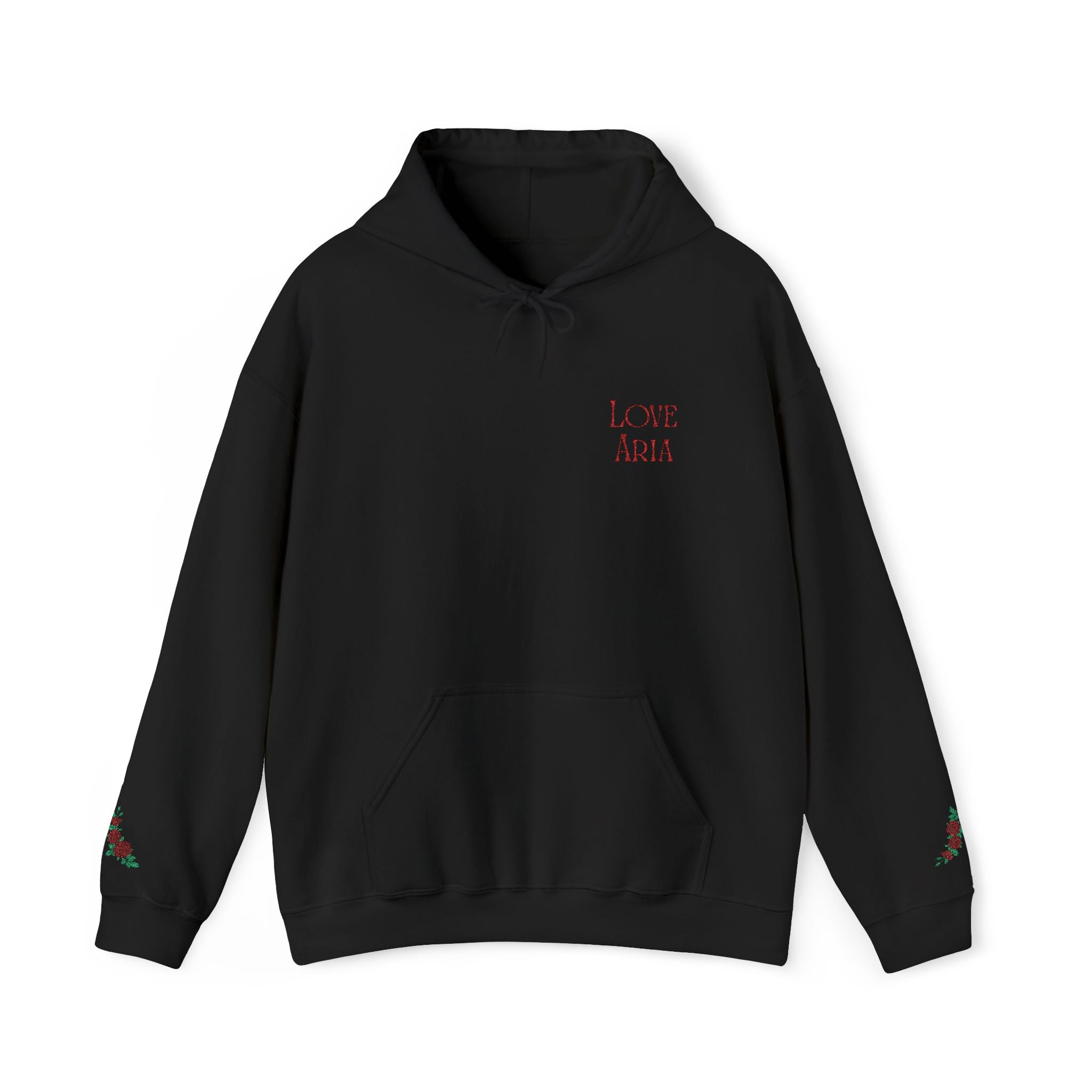 Embroidered Love Aria Rose Hoodie