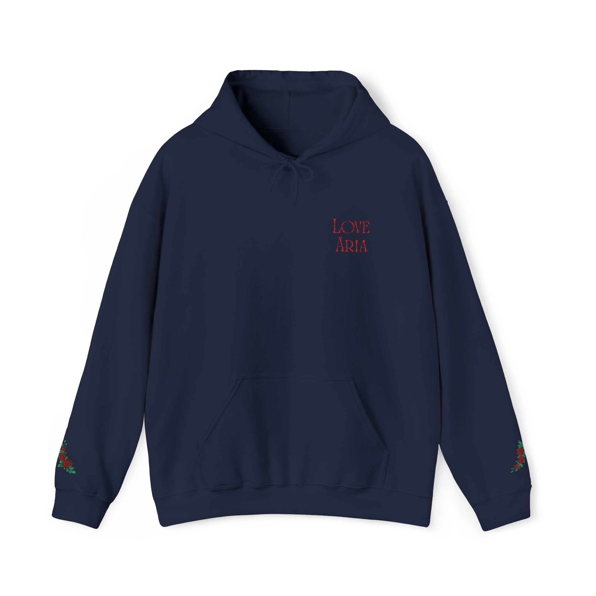 Embroidered Love Aria Rose Hoodie