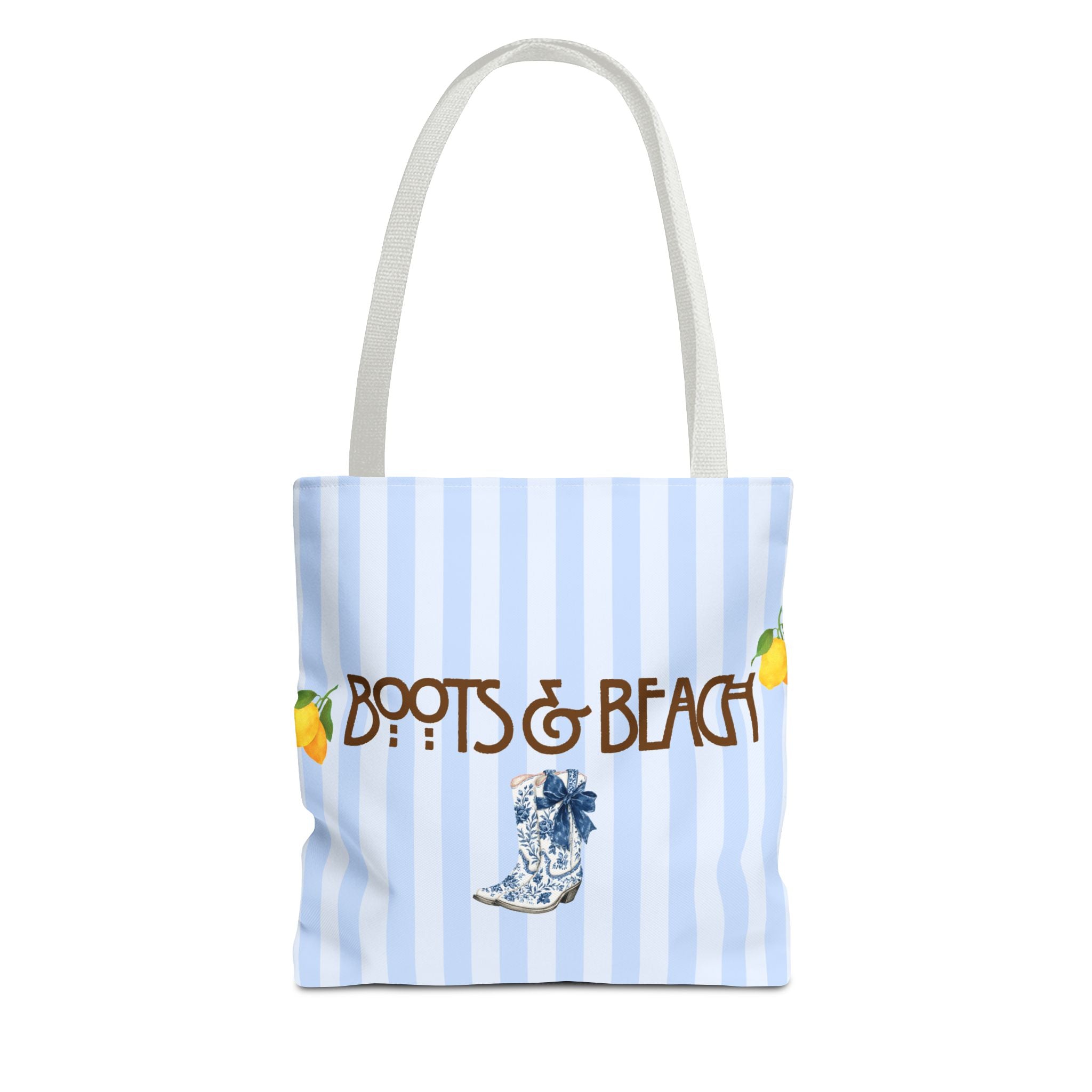 Boots & Beach Tote Bag