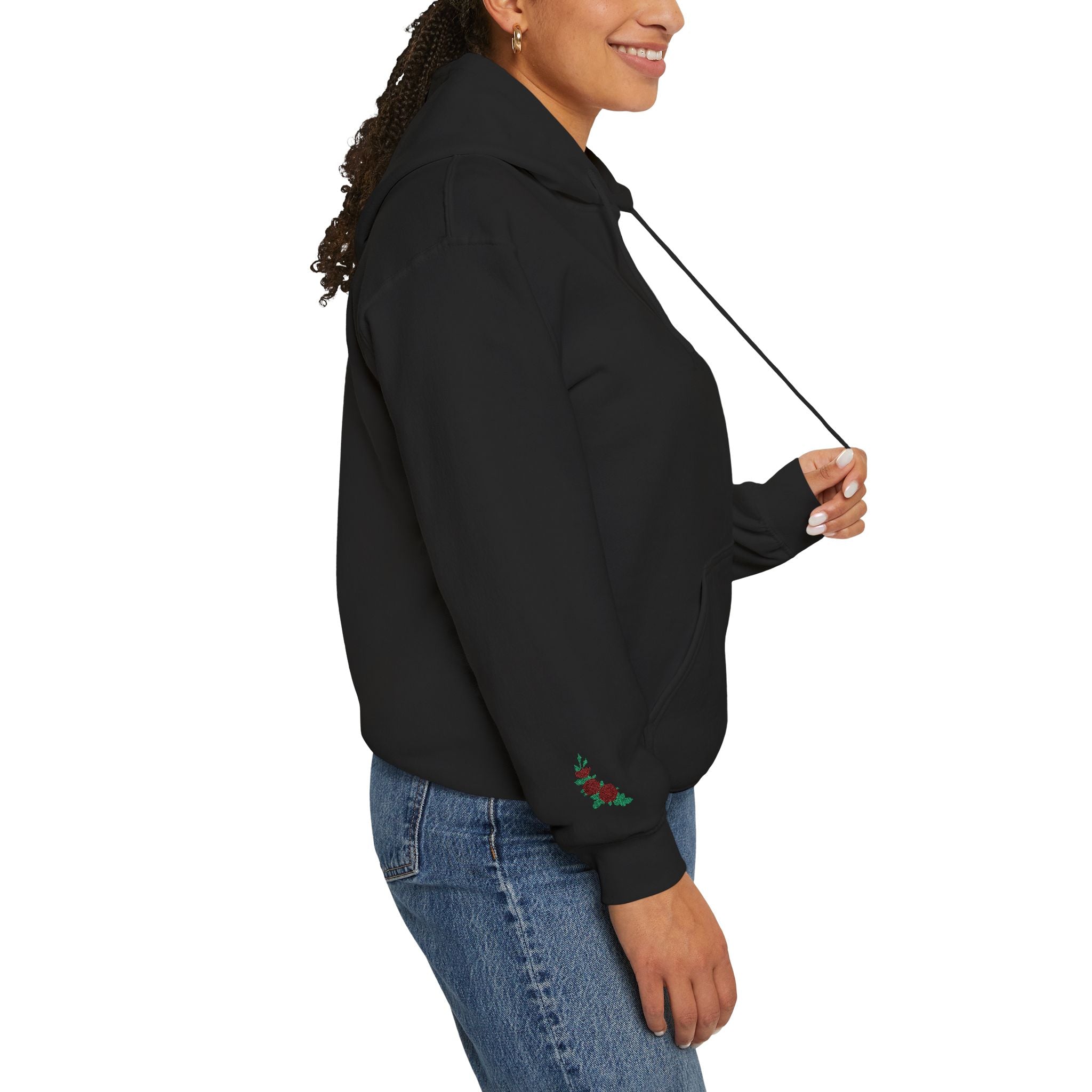 Embroidered Love Aria Rose Hoodie