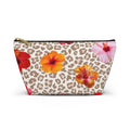 Leopard Hibiscus Accessory Pouch