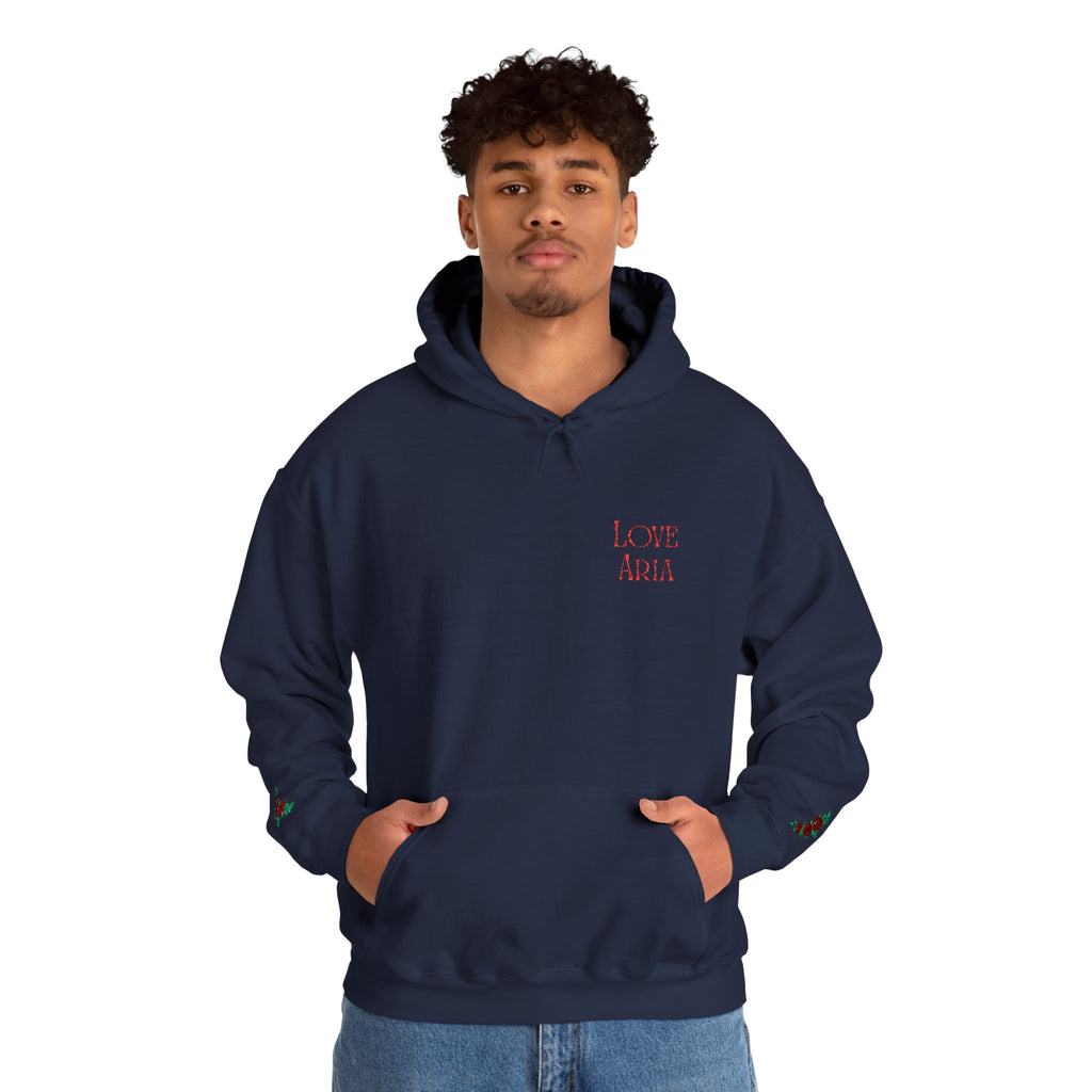 Embroidered Love Aria Rose Hoodie