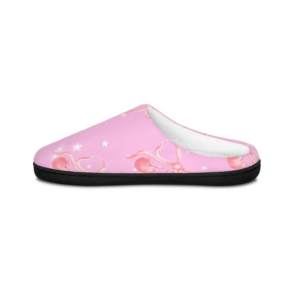 Pink Cherry Slippers