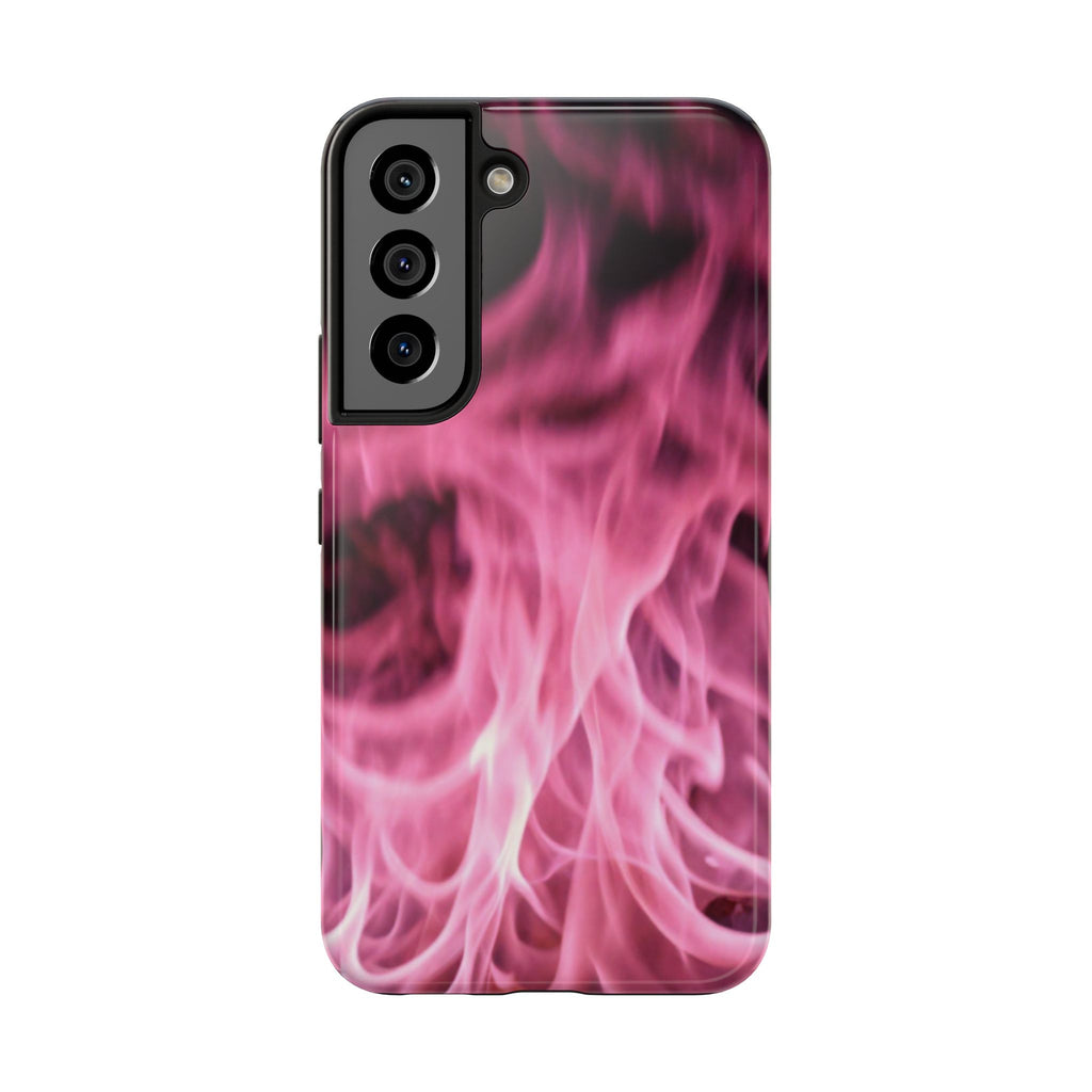 Pink Flame Tough Phone Case