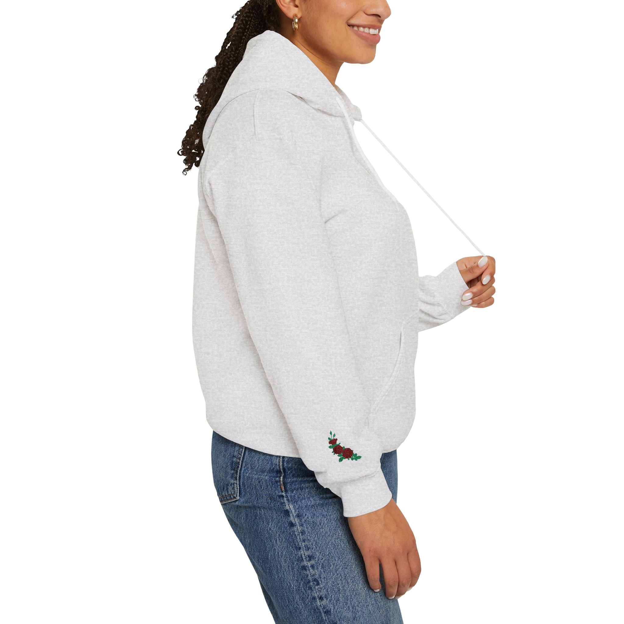 Embroidered Love Aria Rose Hoodie