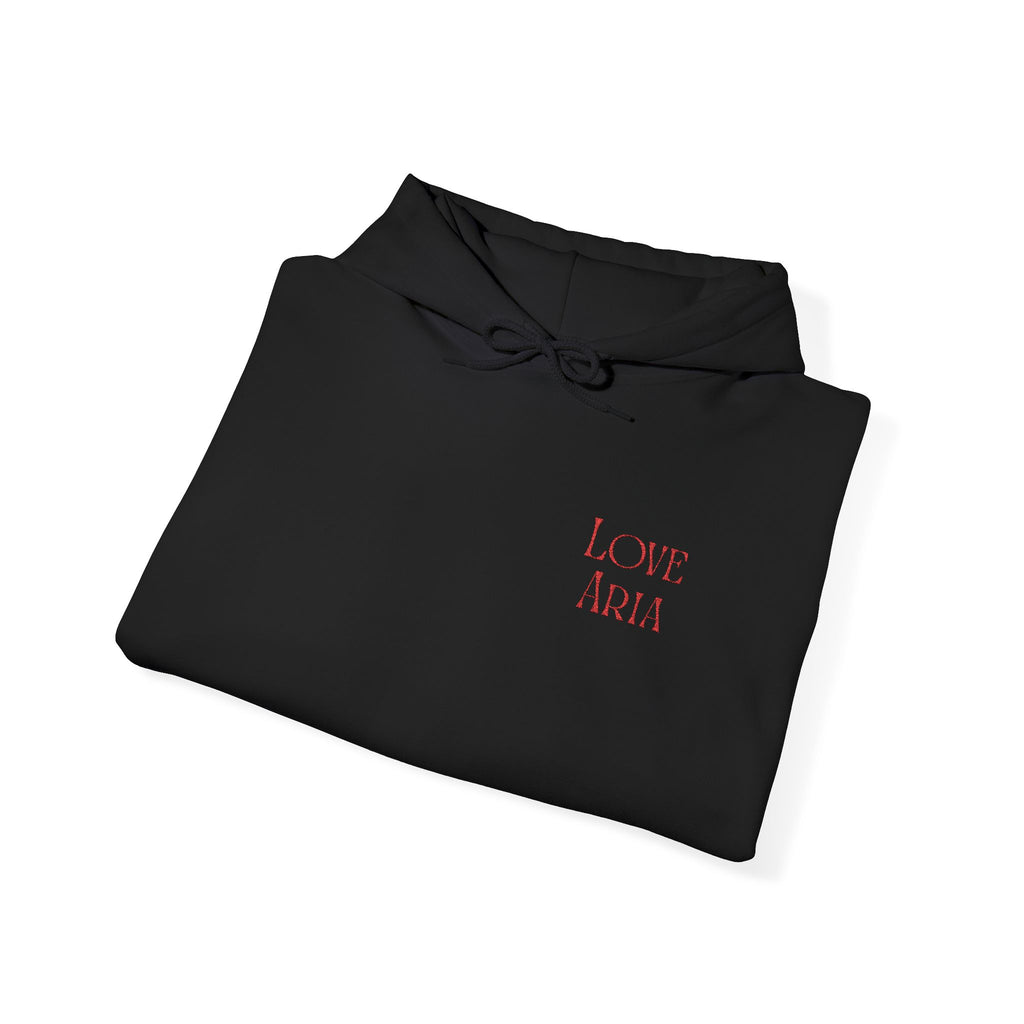 Embroidered Love Aria Rose Hoodie