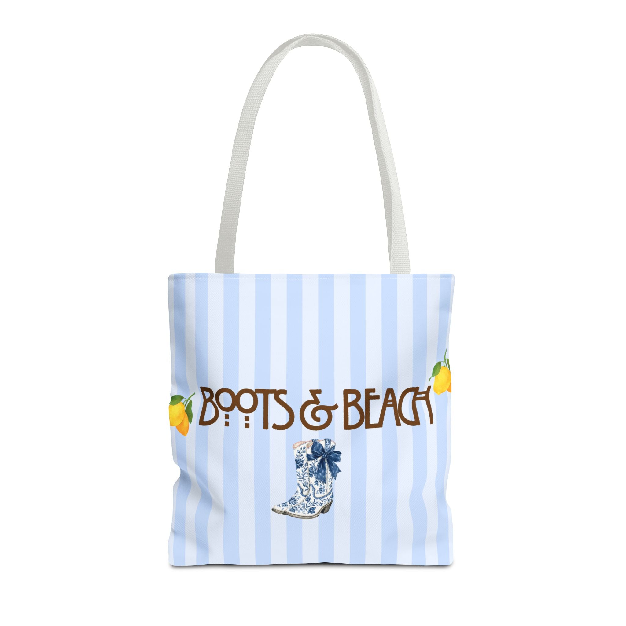 Boots & Beach Tote Bag