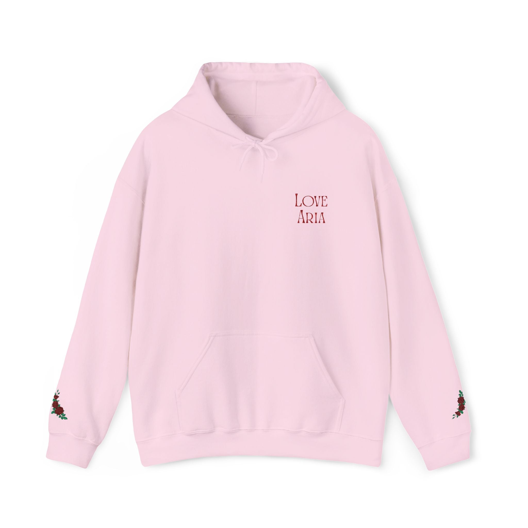 Embroidered Love Aria Rose Hoodie