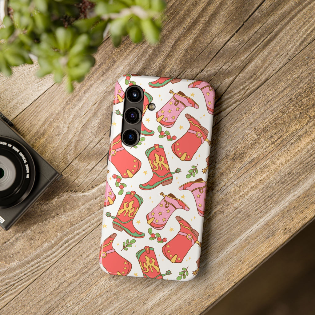 Boots Are Made for Walking Tough Phone Case
