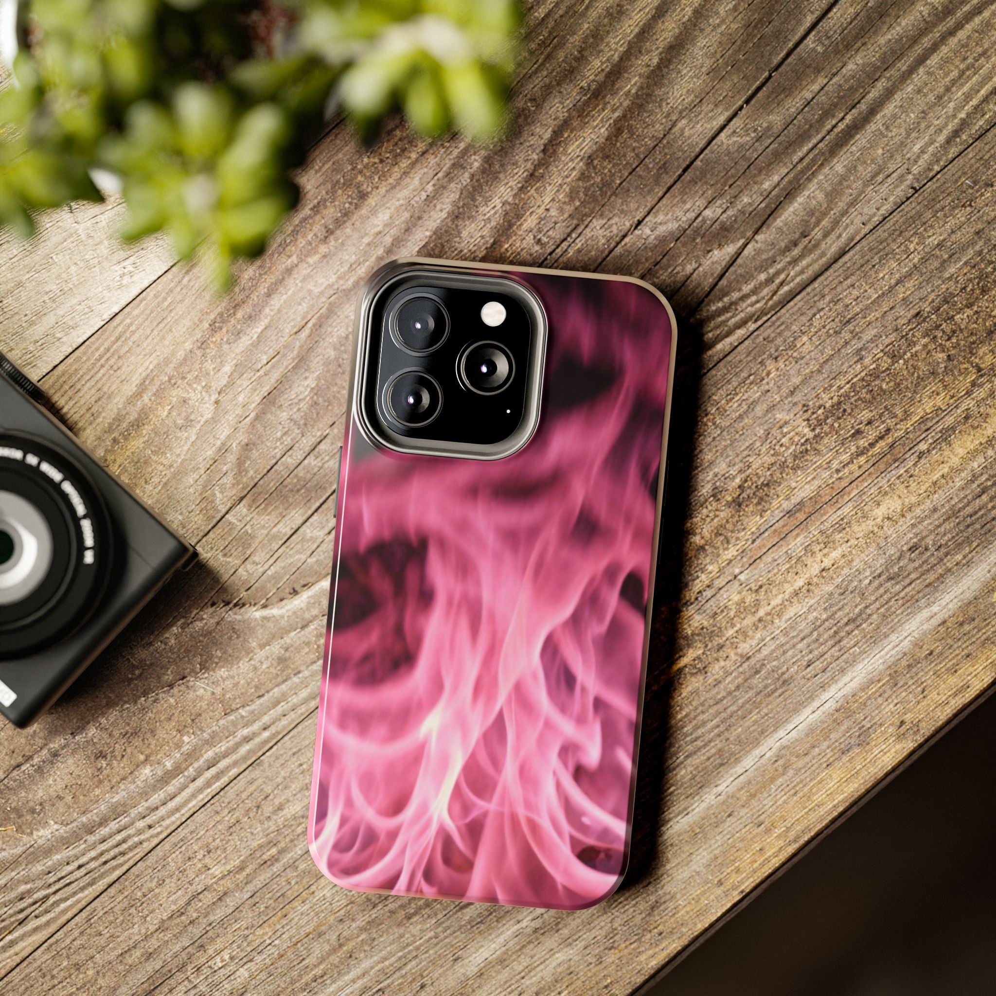 Pink Flame Tough Phone Case