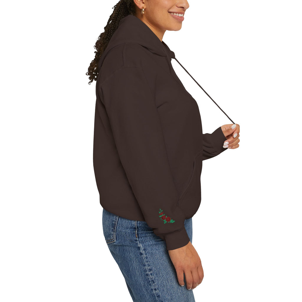 Embroidered Love Aria Rose Hoodie