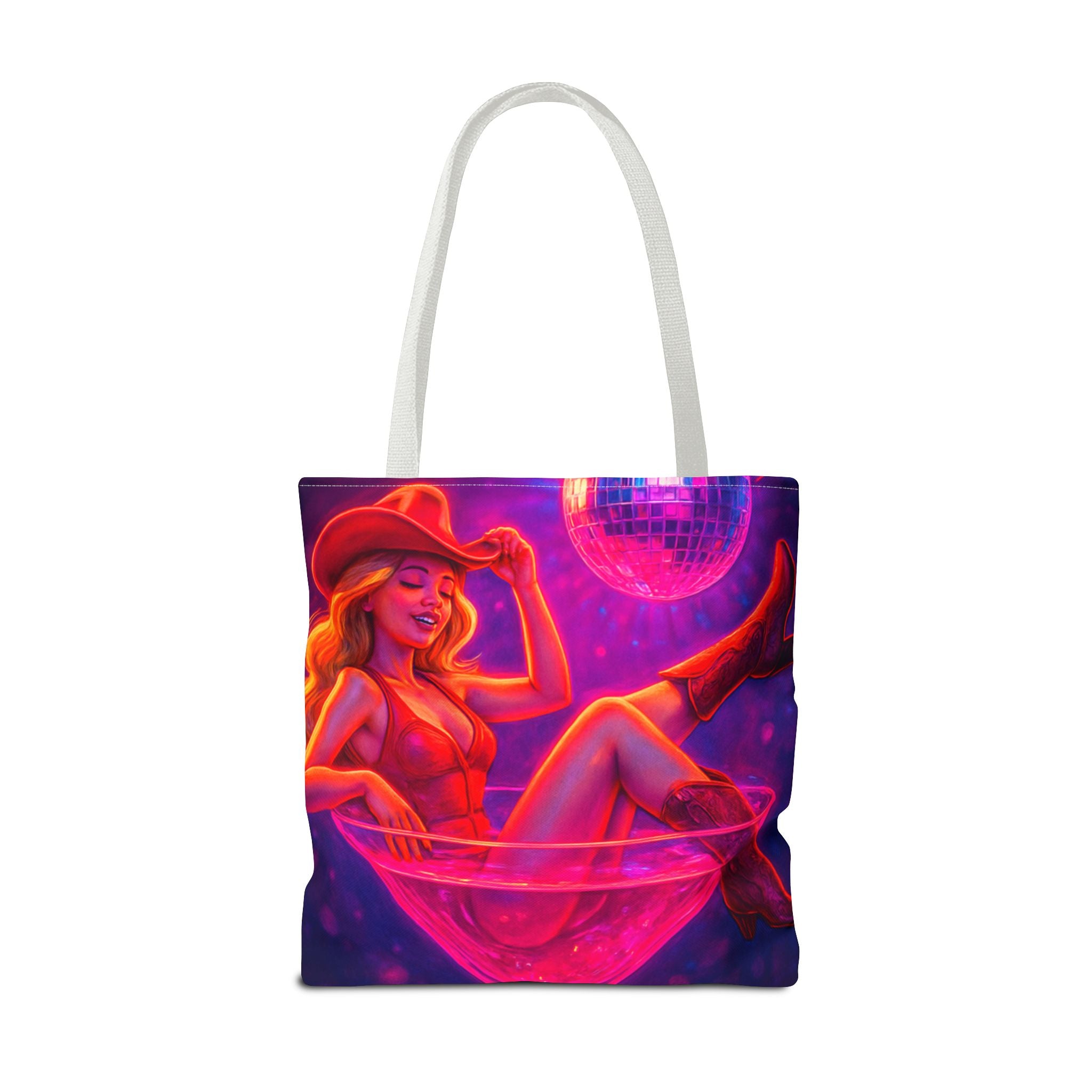 Disco Cowgirl Tote Bag