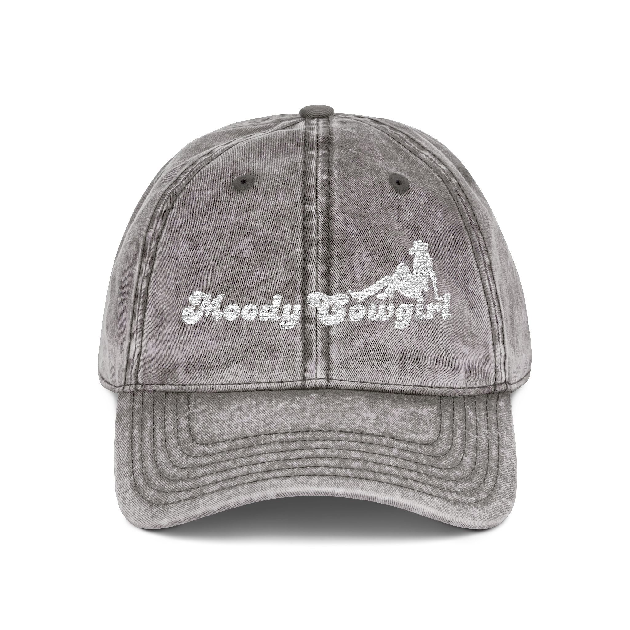 Embroidered Moody Cowgirl Vintage Cap