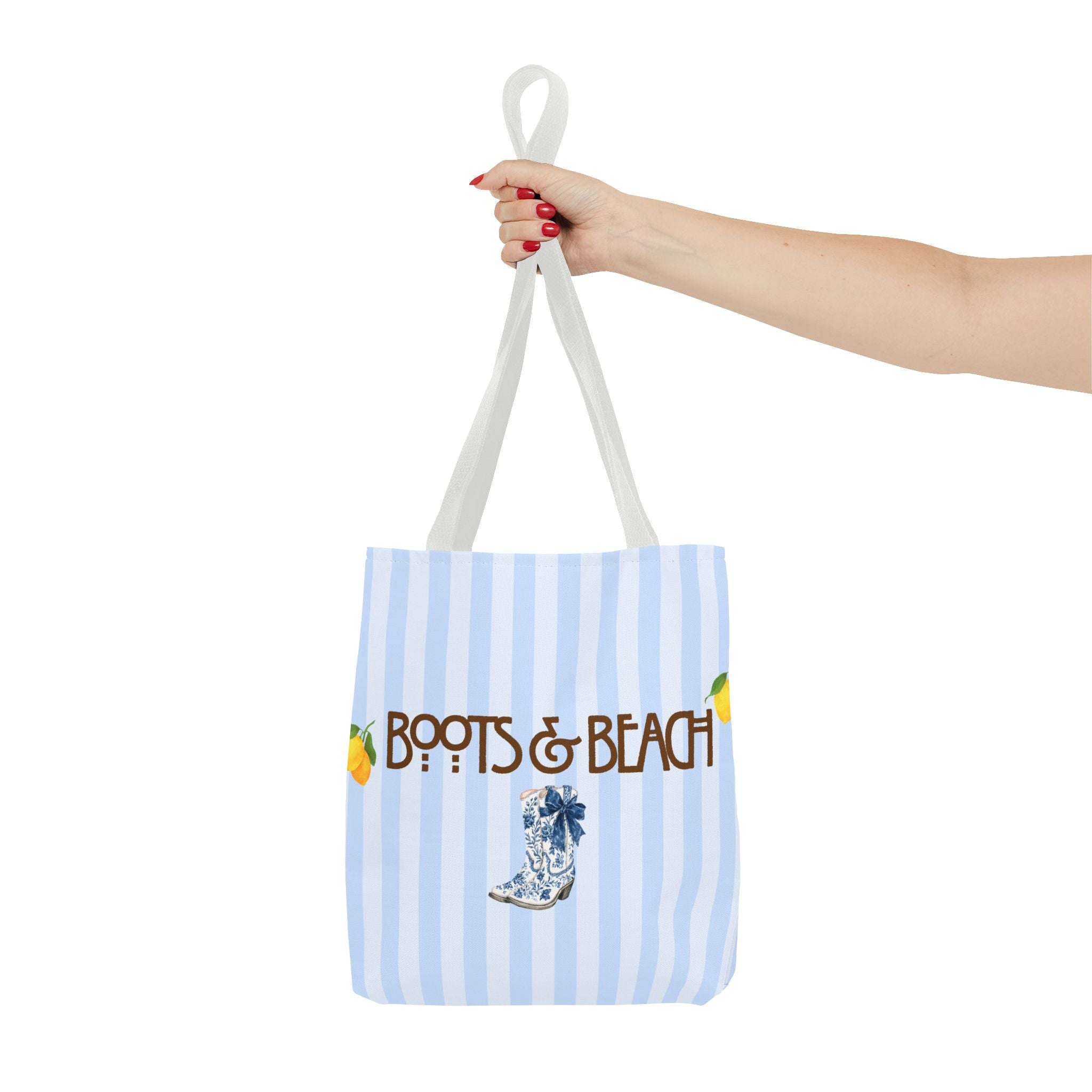 Boots & Beach Tote Bag