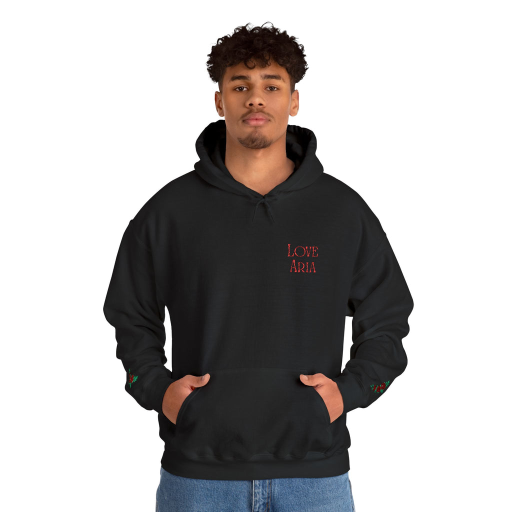 Embroidered Love Aria Rose Hoodie