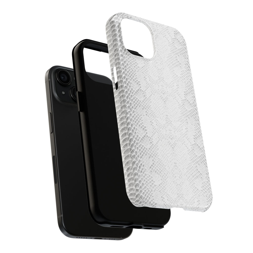 Silver Python Tough Phone Case