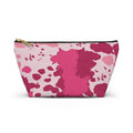 Pink Cowhide Accessory Pouch