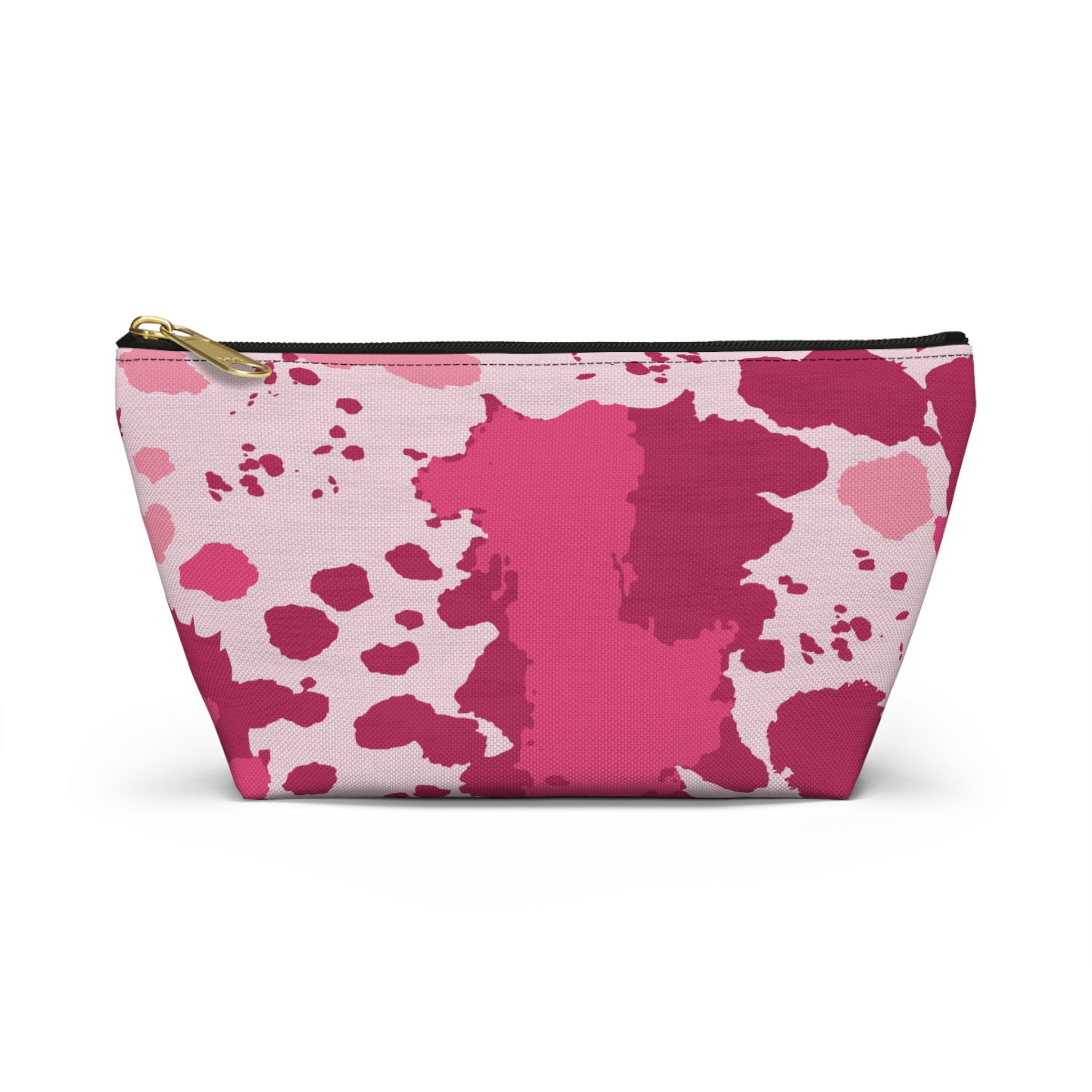 Pink Cowhide Accessory Pouch