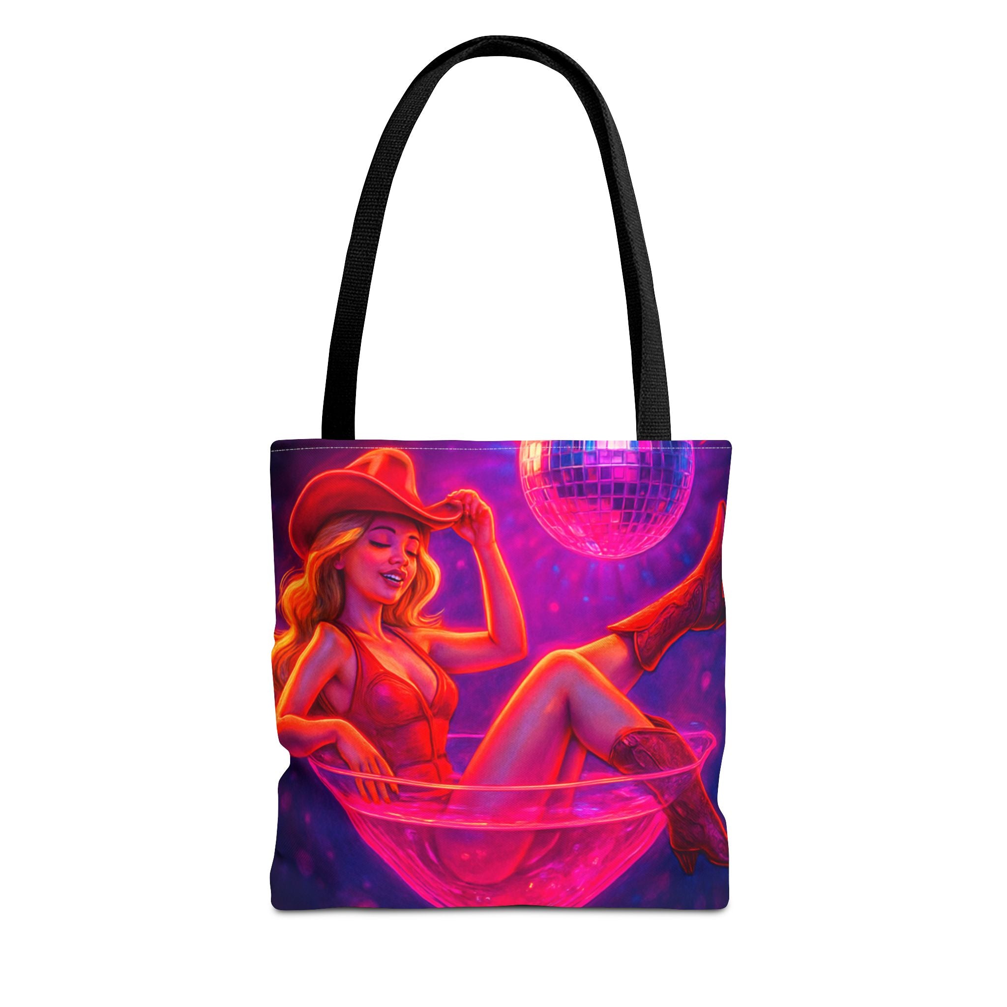 Disco Cowgirl Tote Bag