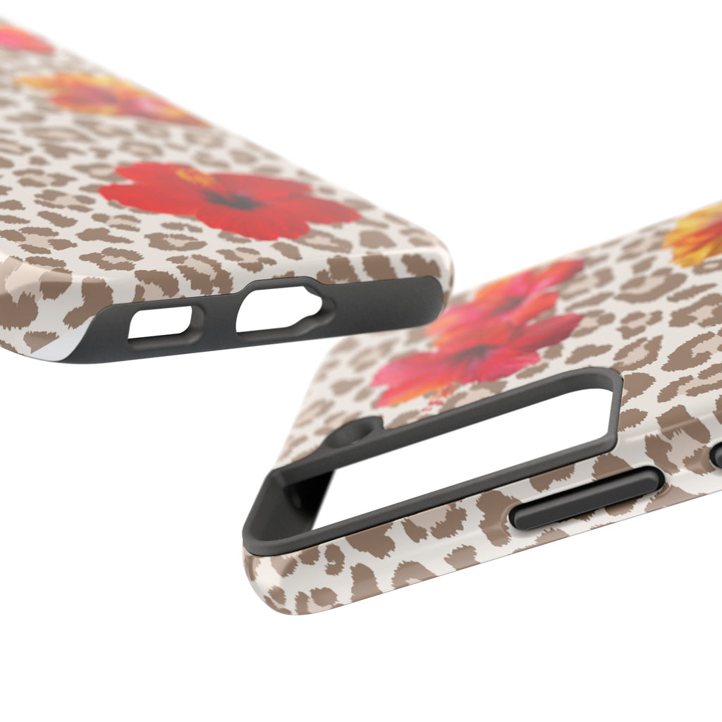 Leopard Hibiscus Phone Case