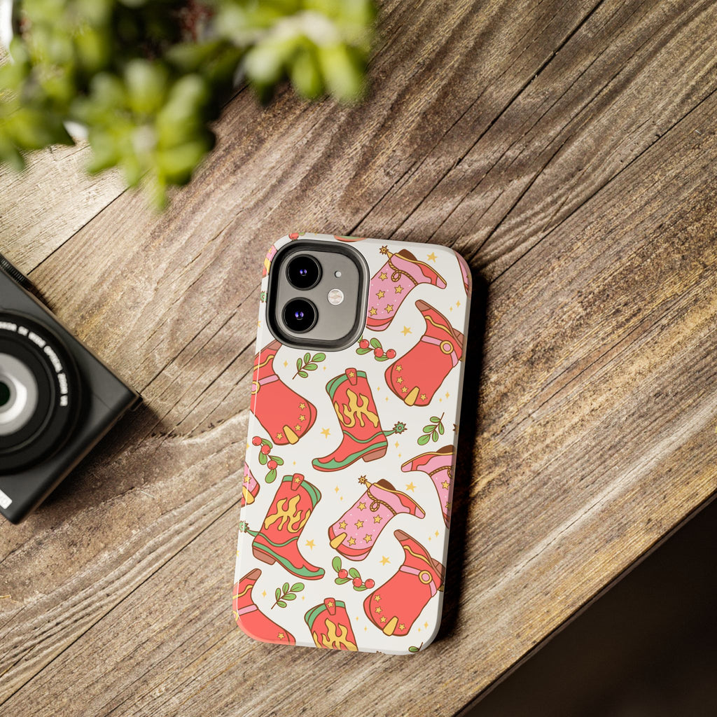 Boots Are Made for Walking Tough Phone Case