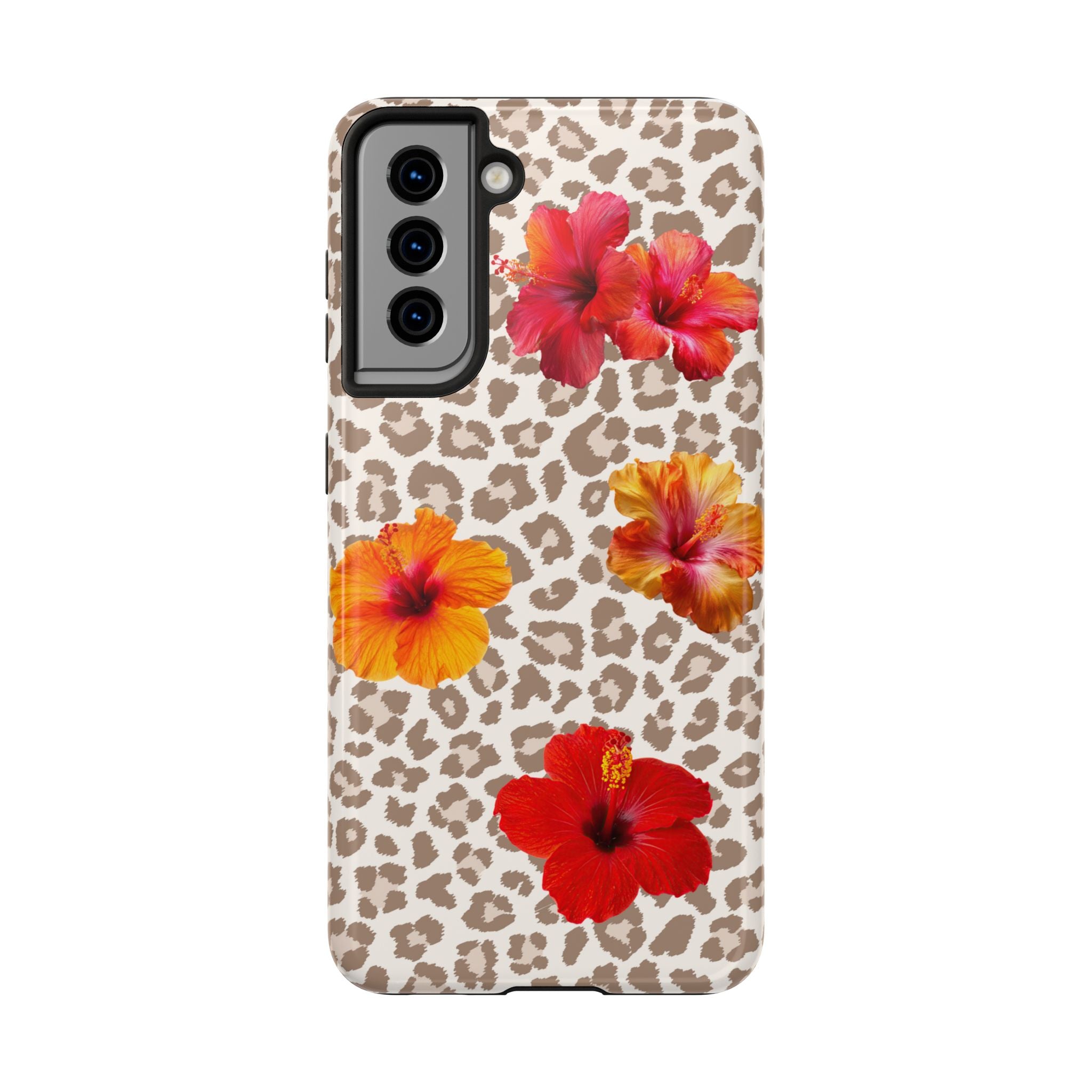 Leopard Hibiscus Phone Case