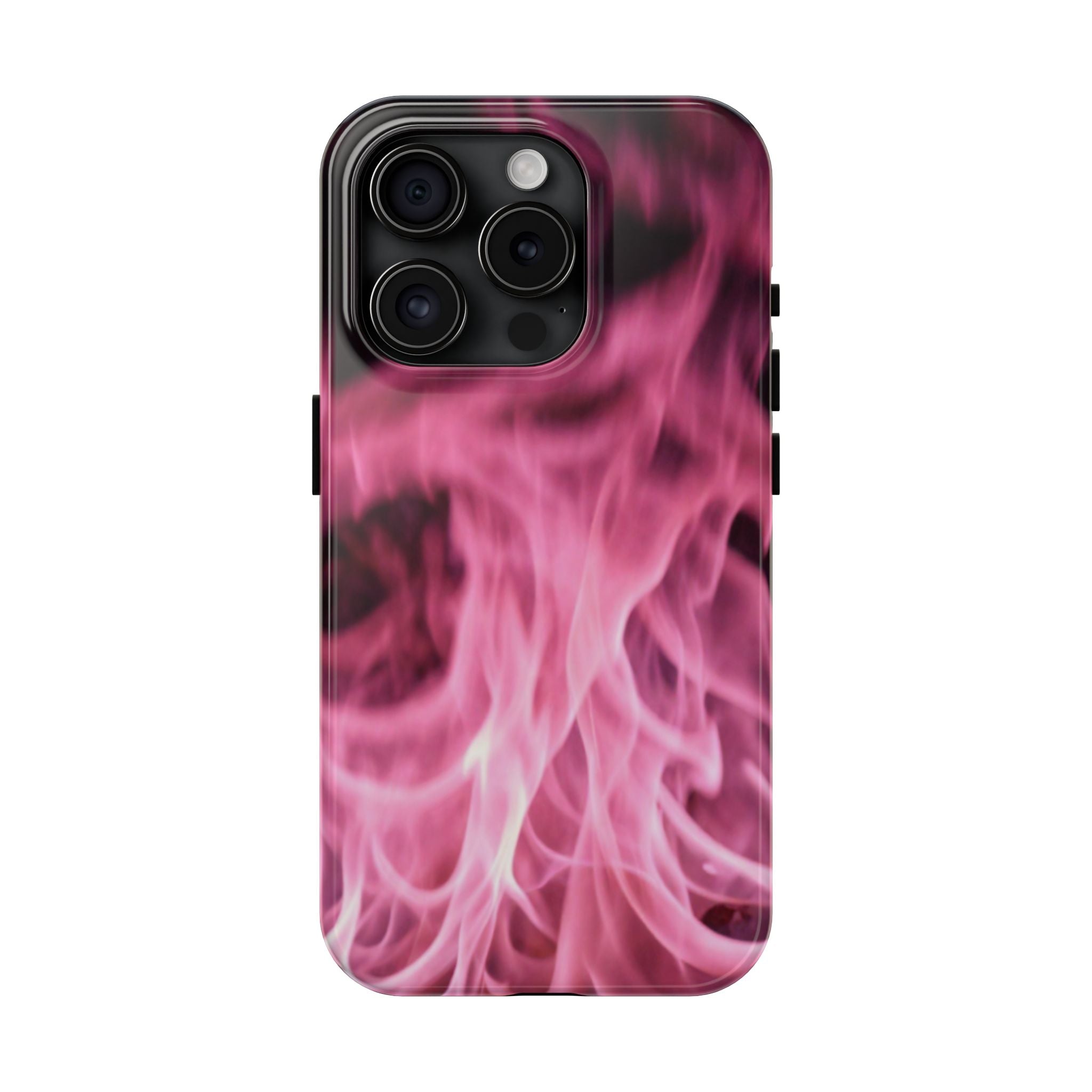 Pink Flame Tough Phone Case