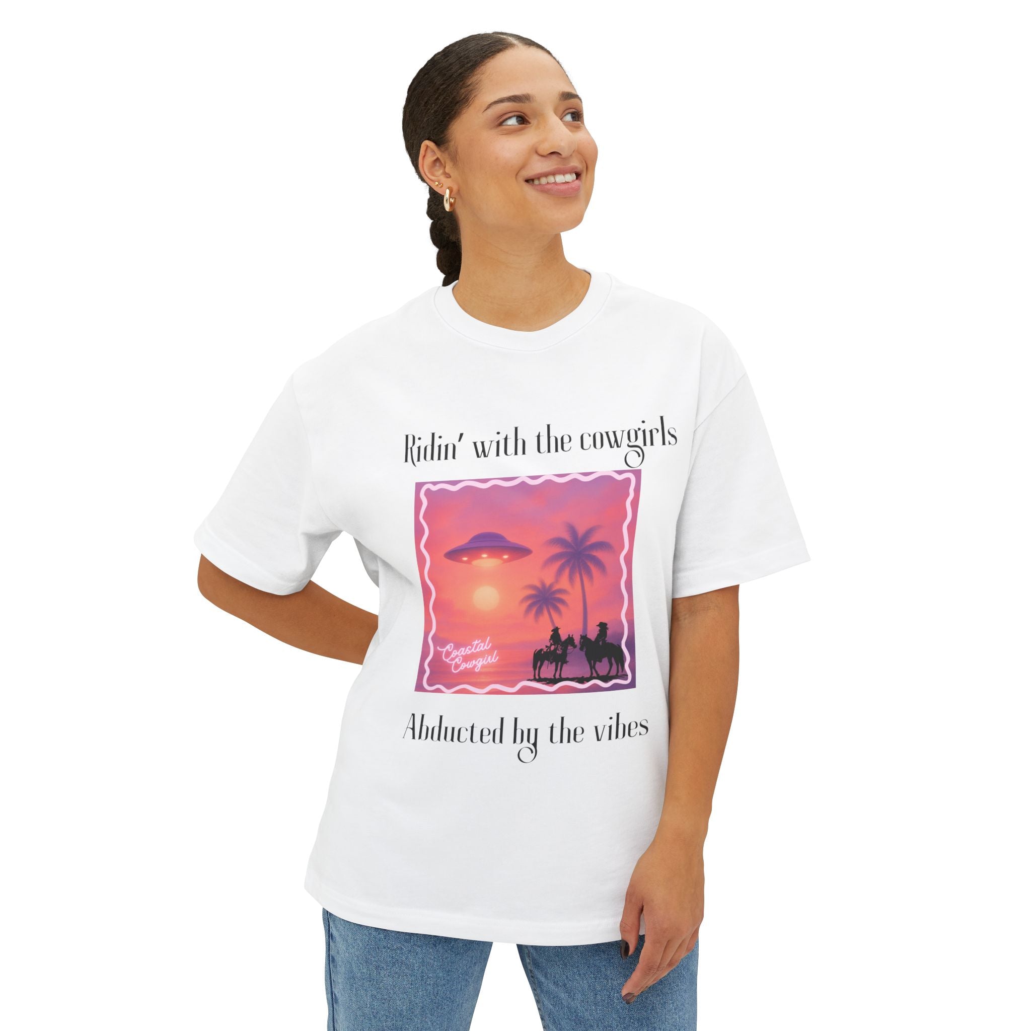 Ridin' with the Cowgirls Oversized Tee