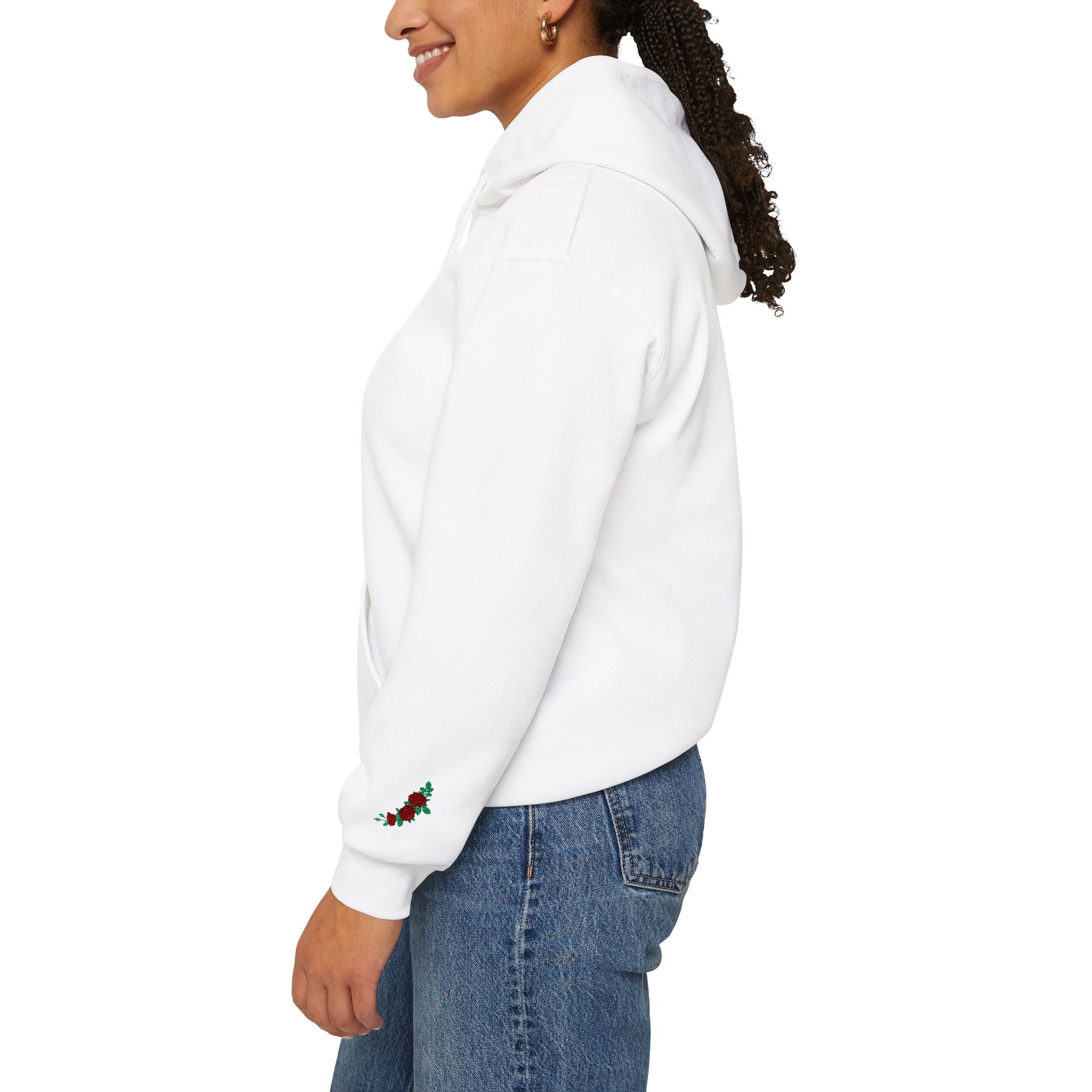Embroidered Love Aria Rose Hoodie