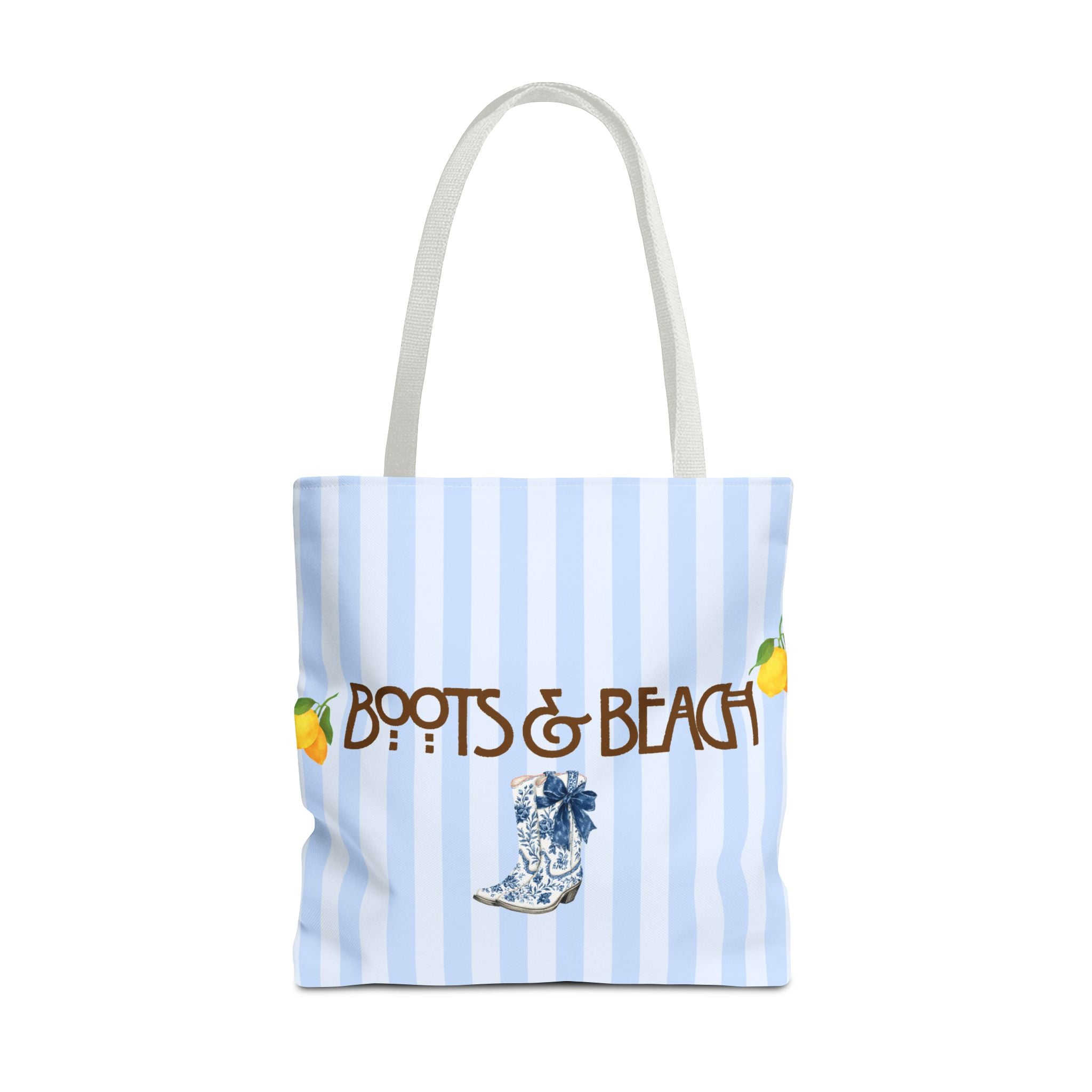 Boots & Beach Tote Bag