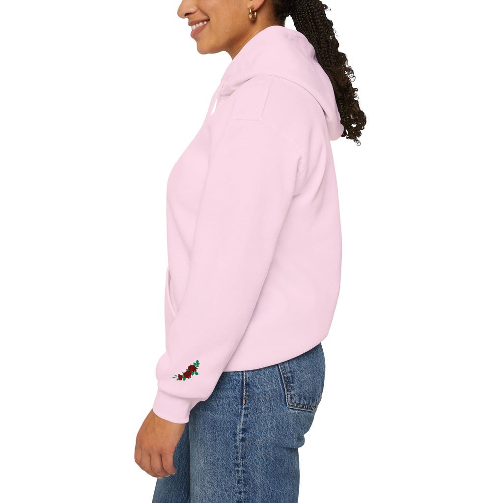Embroidered Love Aria Rose Hoodie