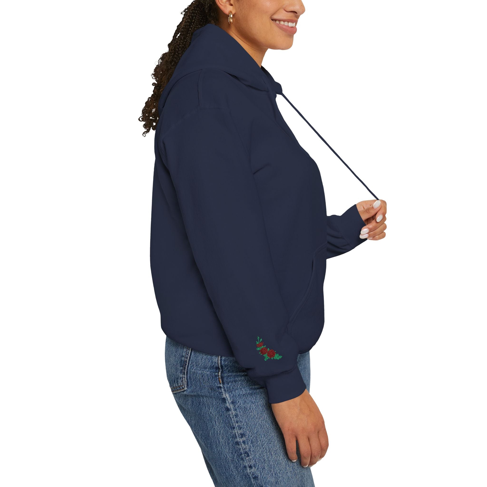 Embroidered Love Aria Rose Hoodie