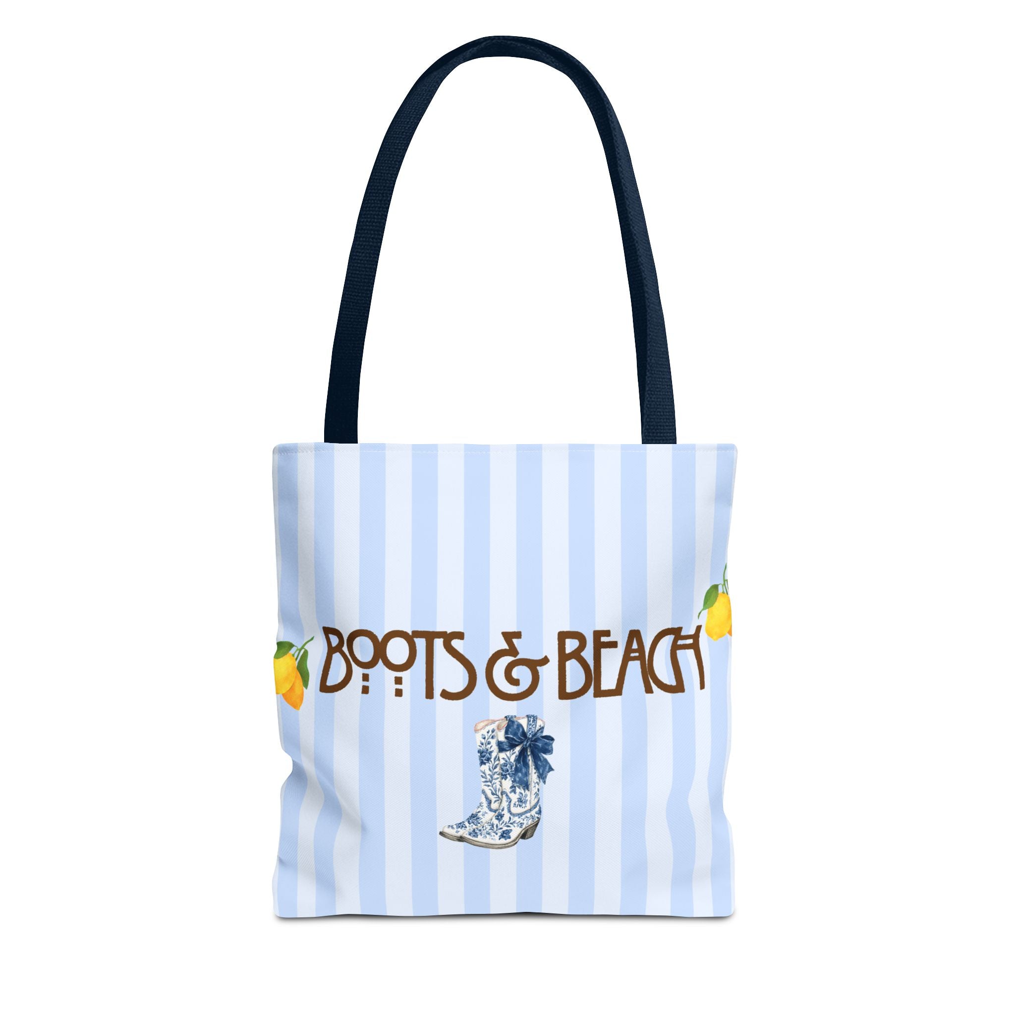 Boots & Beach Tote Bag