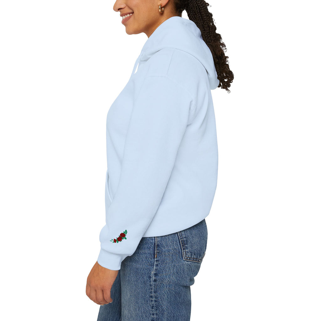 Embroidered Love Aria Rose Hoodie