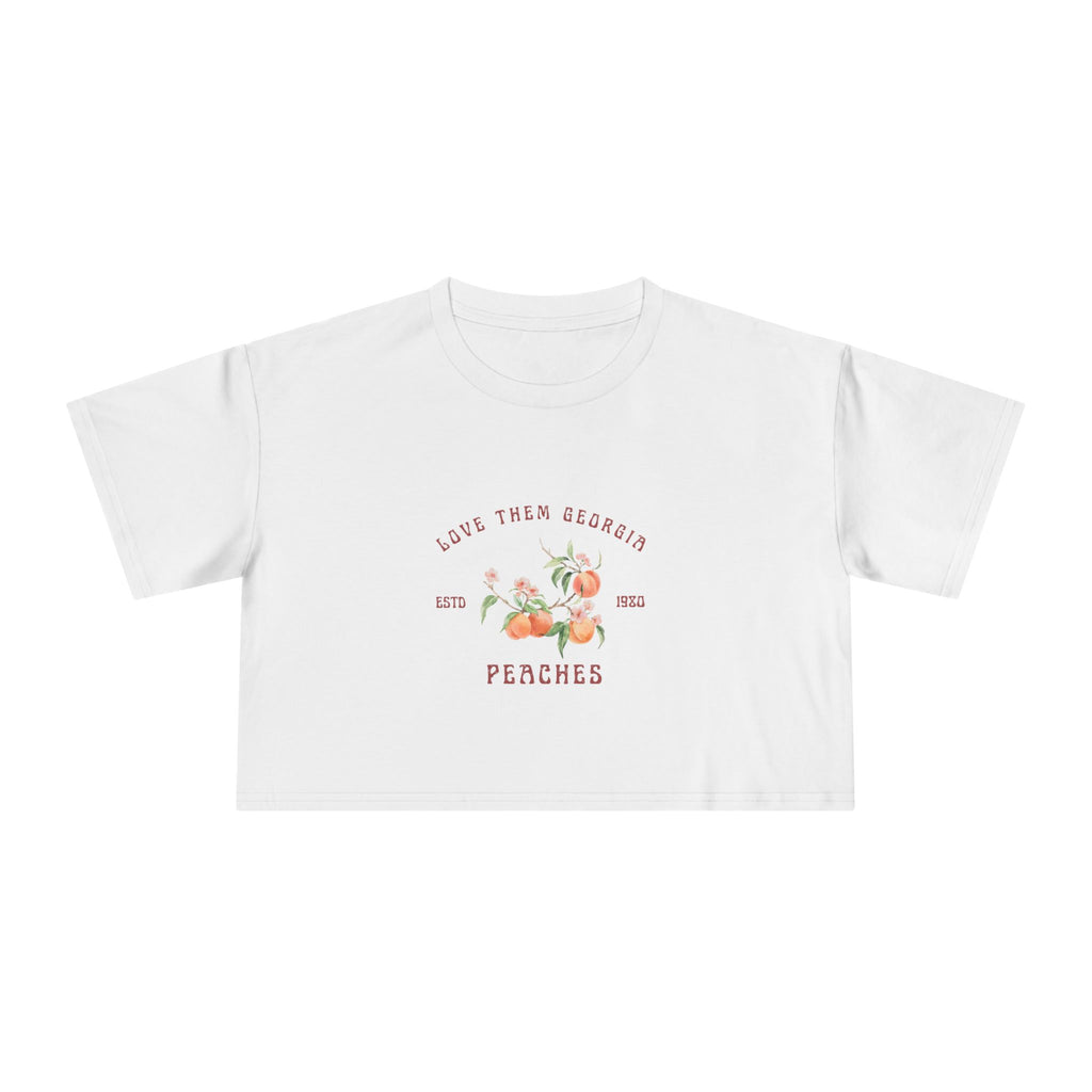 Georgia Peaches Cropped Tee