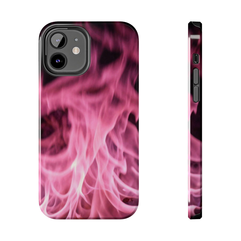 Pink Flame Tough Phone Case