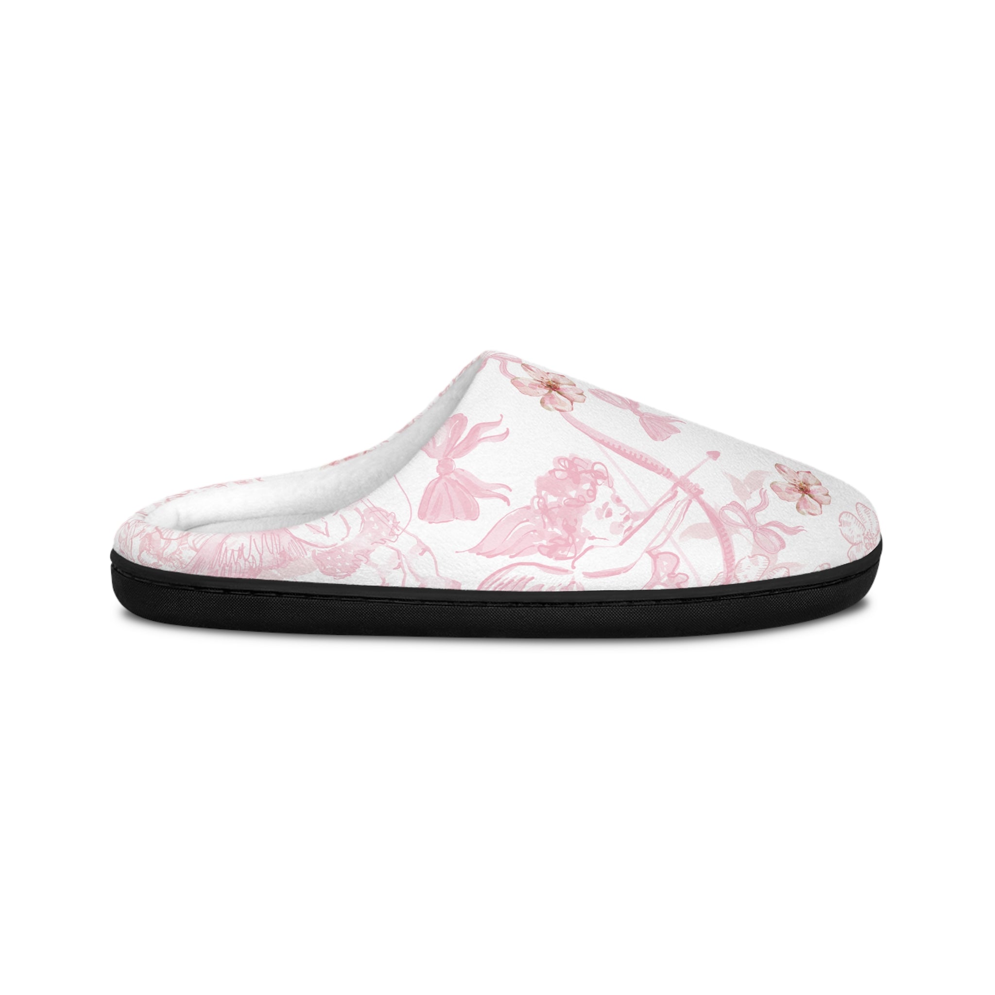 Angel Floral Pink Slippers
