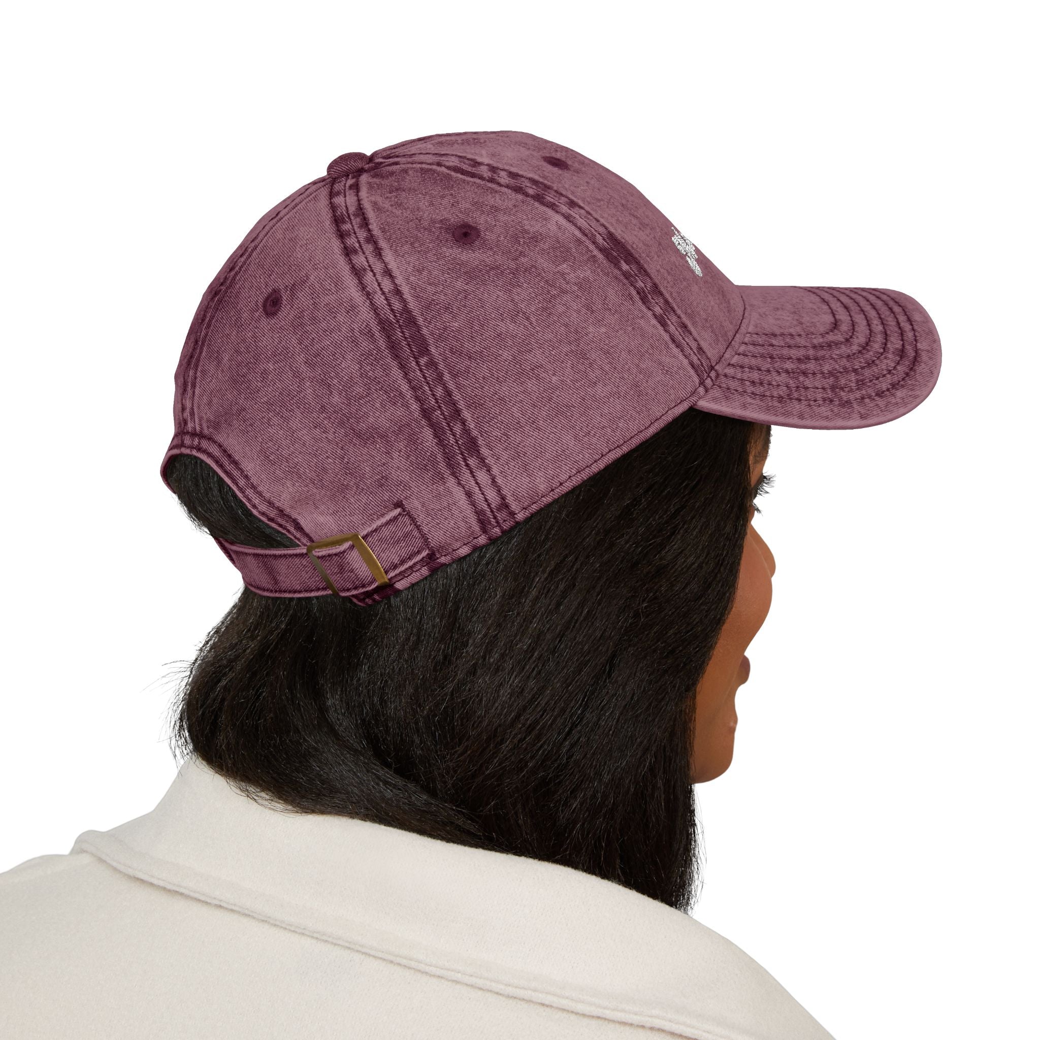 Embroidered Moody Cowgirl Vintage Cap