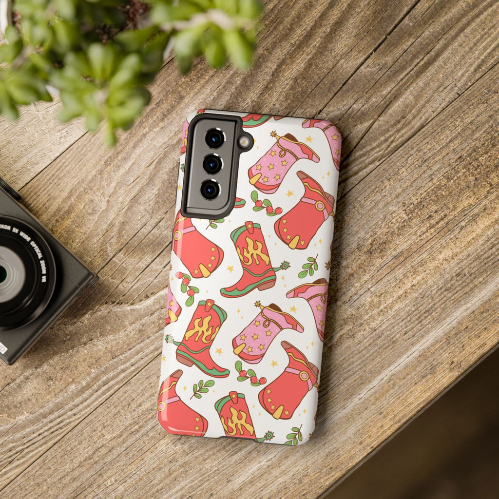 Boots Are Made for Walking Tough Phone Case