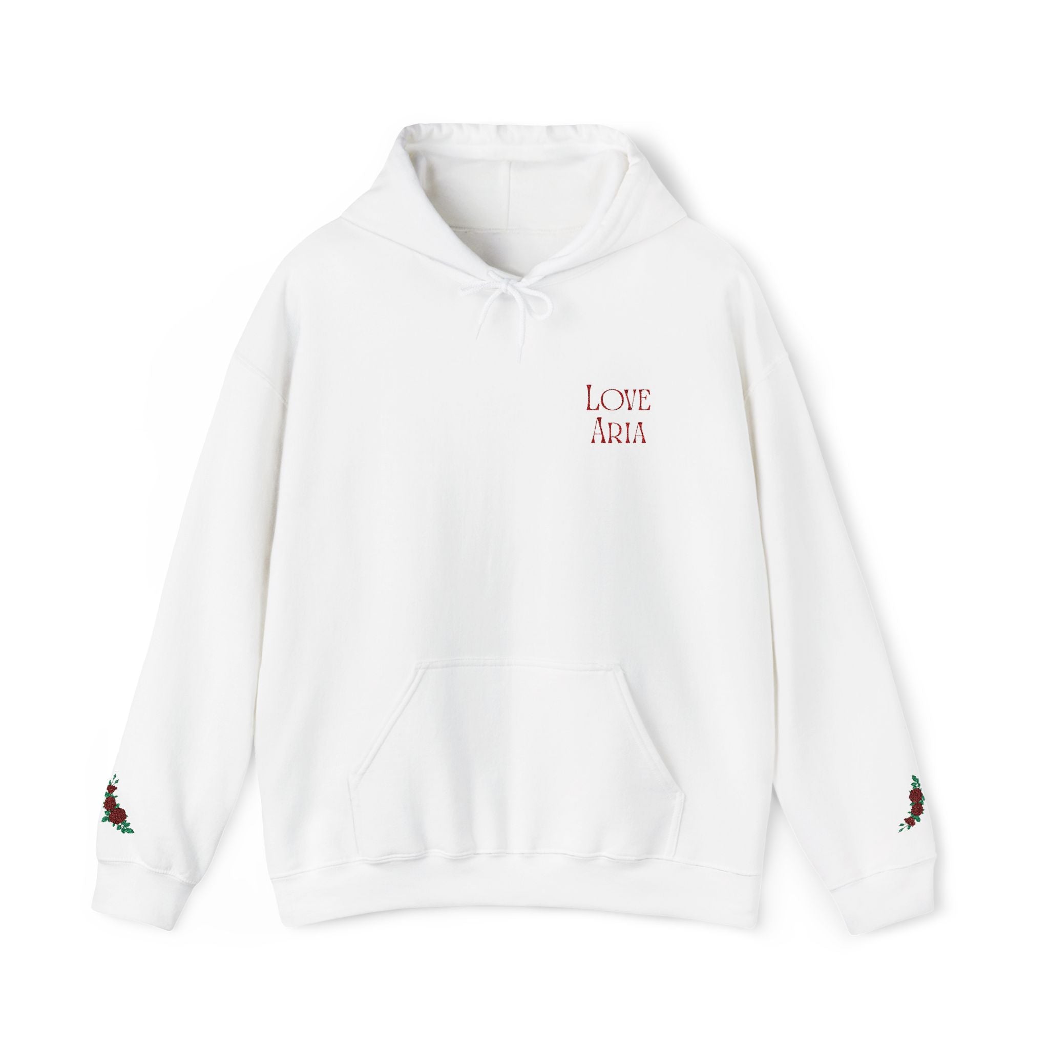 Embroidered Love Aria Rose Hoodie