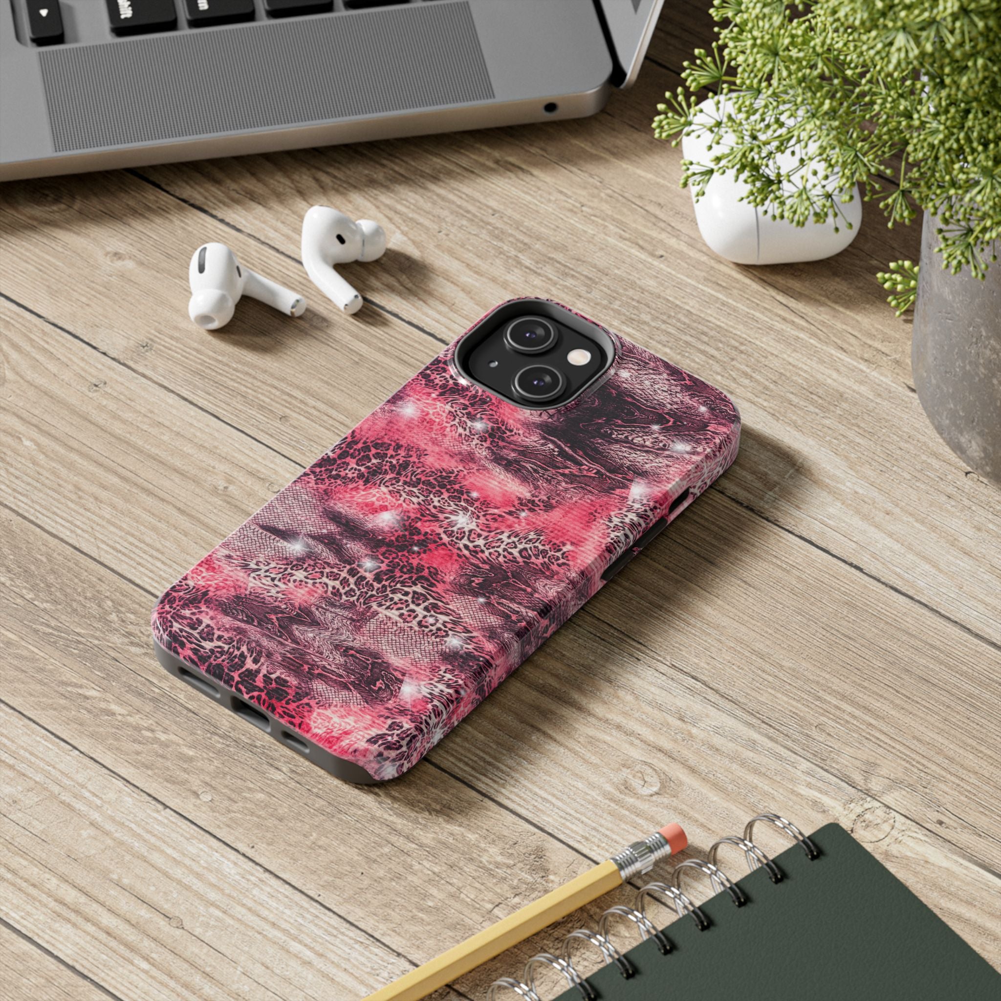 Pink Blaze Tough Phone Case