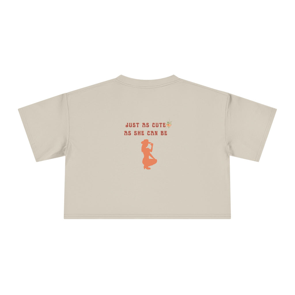 Georgia Peaches Cropped Tee