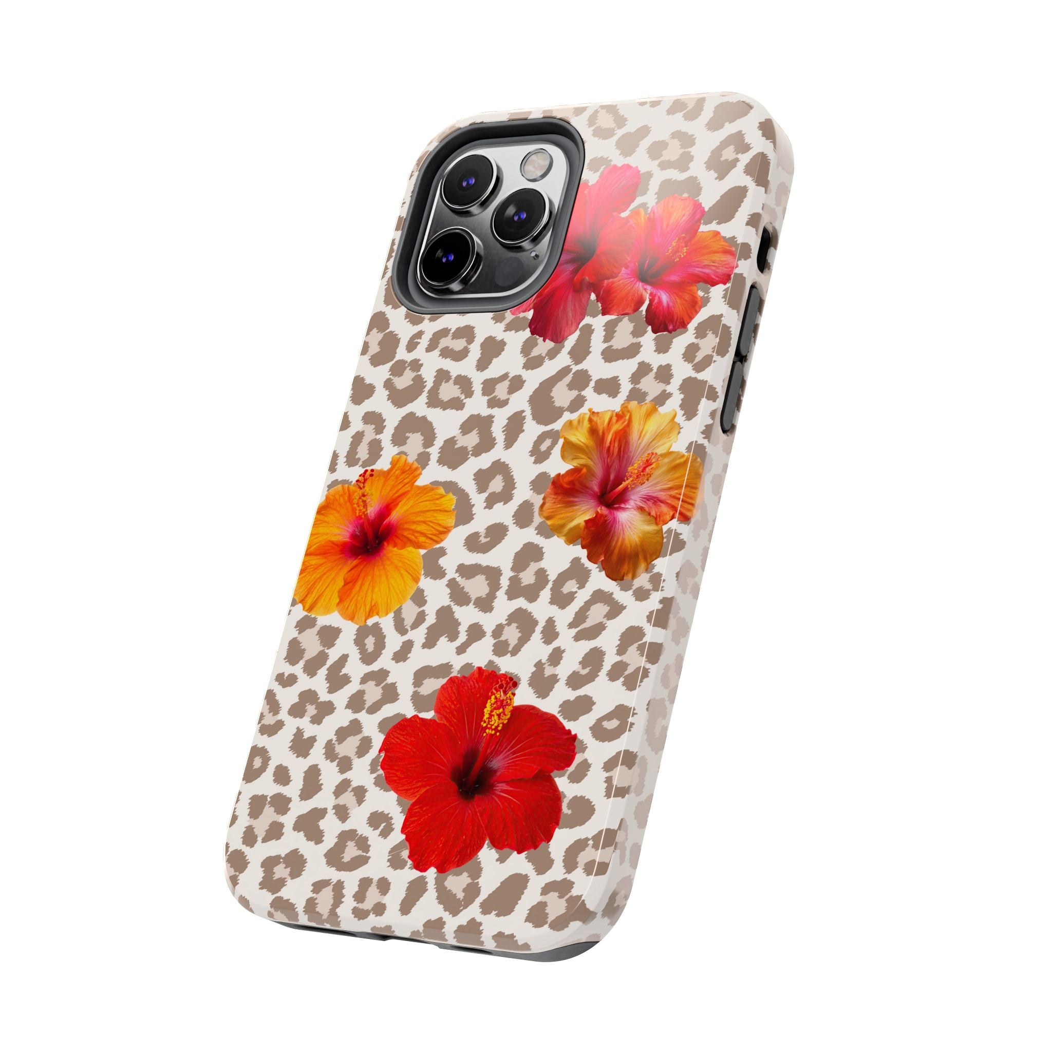 Leopard Hibiscus Phone Case